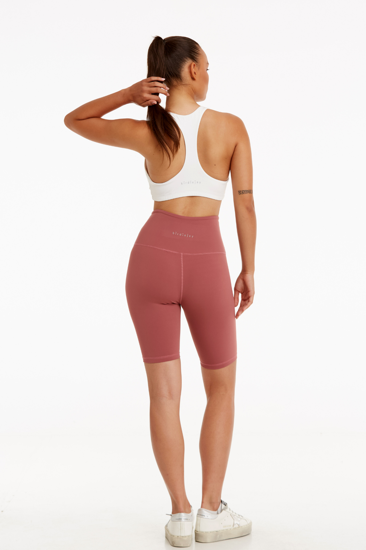 Birdiejay-Birdieflex Oh So Summer Biker Shorts Yanik Pembe Bi̇si̇kletçi̇ Şortu-Şort-4-Milagron.com