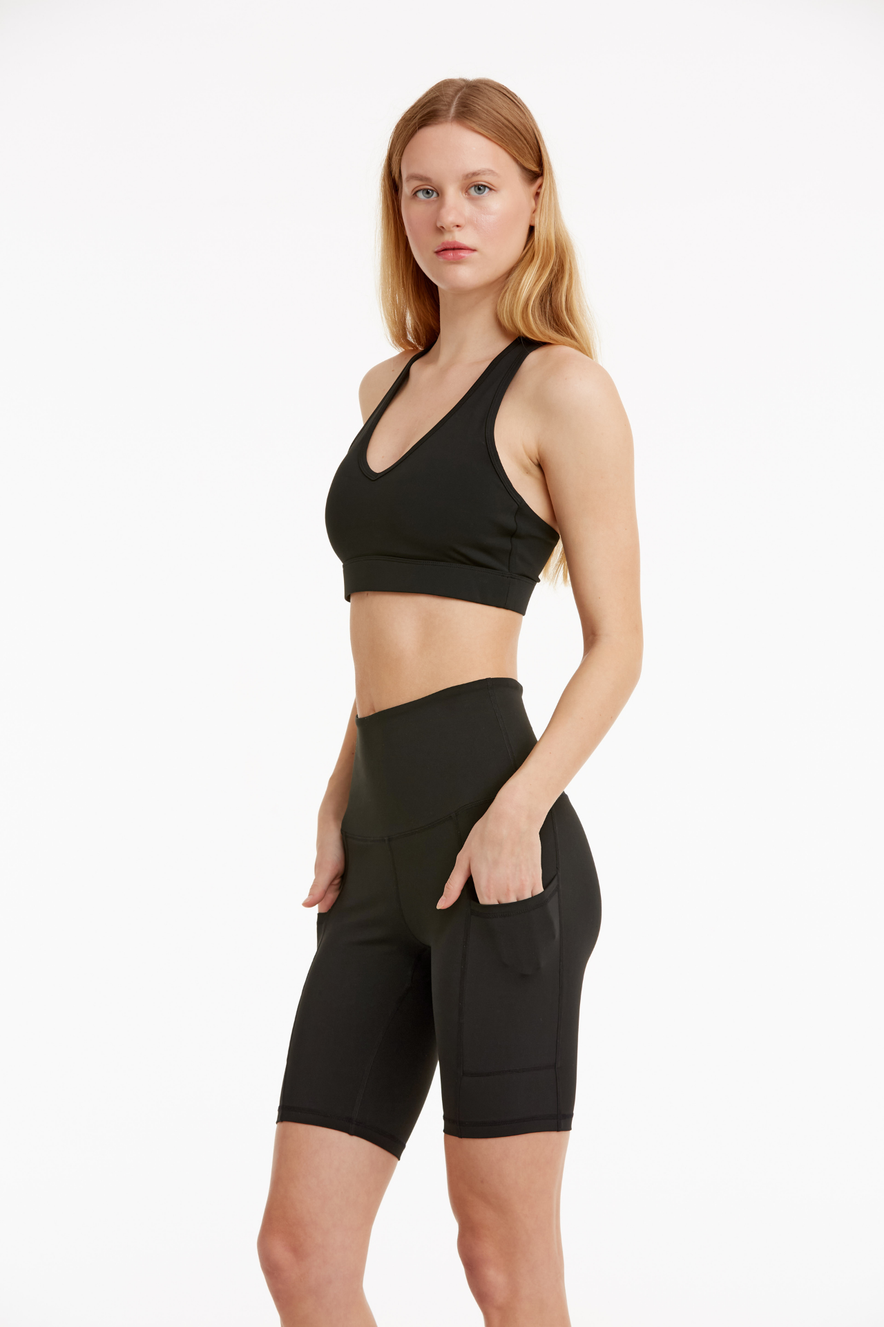 Birdiejay-Birdieflex Oh So Summer Cargo Biker Shorts Si̇yah Cepli̇ Bi̇si̇kletçi̇ Şortu-Şort-1-Milagron.com