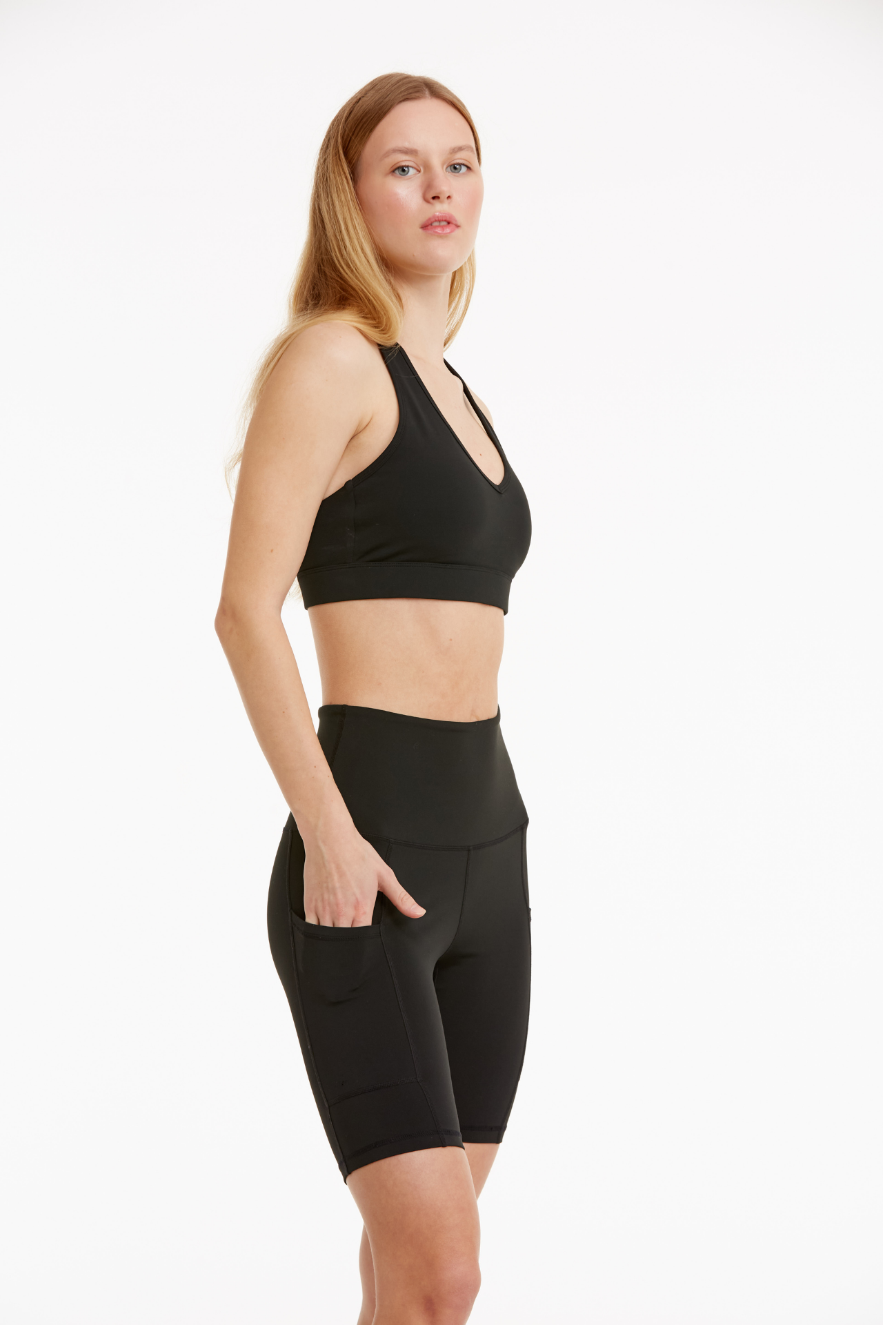 Birdiejay-Birdieflex Oh So Summer Cargo Biker Shorts Si̇yah Cepli̇ Bi̇si̇kletçi̇ Şortu-Şort-3-Milagron.com