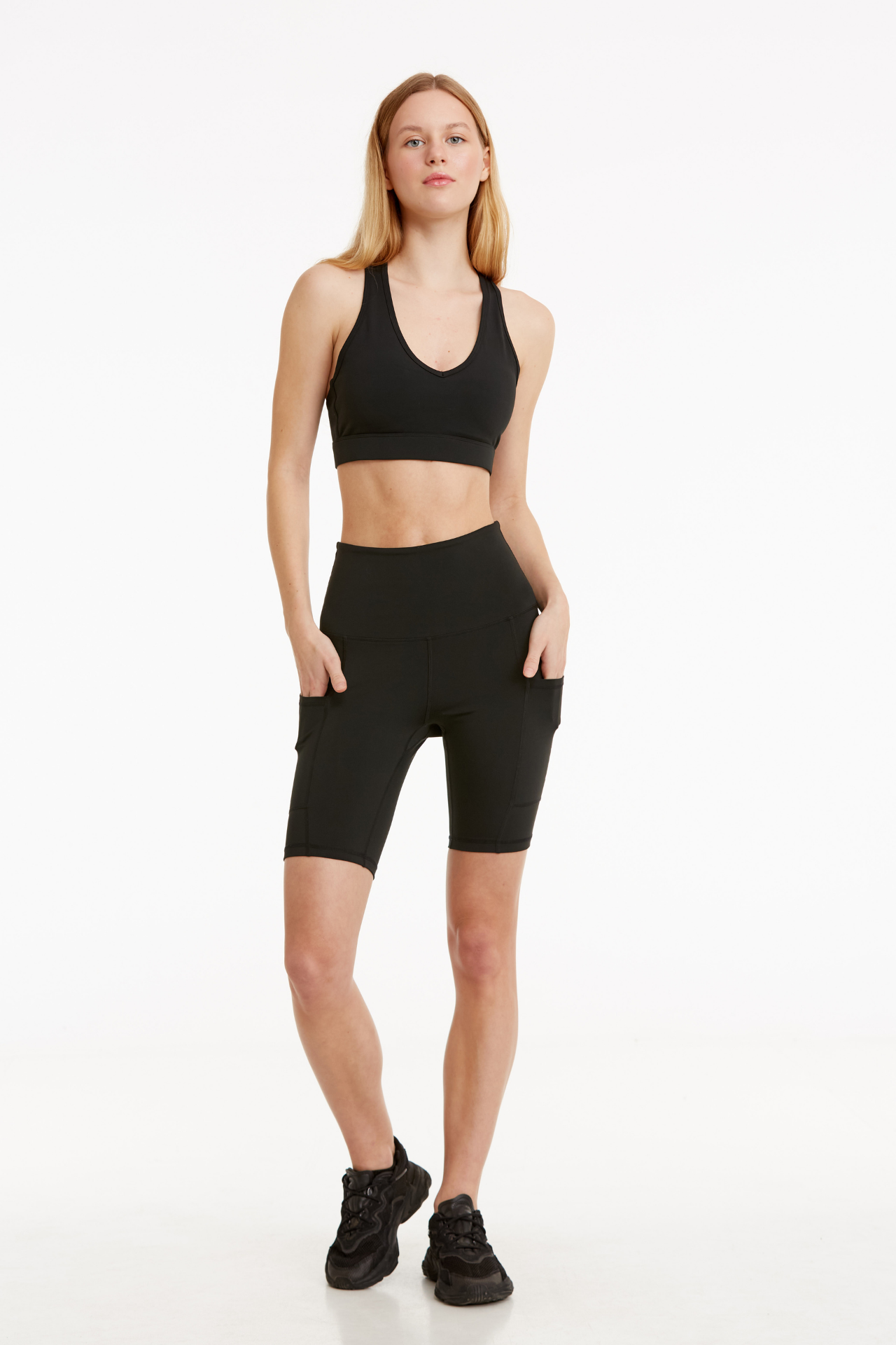 Birdiejay-Birdieflex Oh So Summer Cargo Biker Shorts Si̇yah Cepli̇ Bi̇si̇kletçi̇ Şortu-Şort-6-Milagron.com