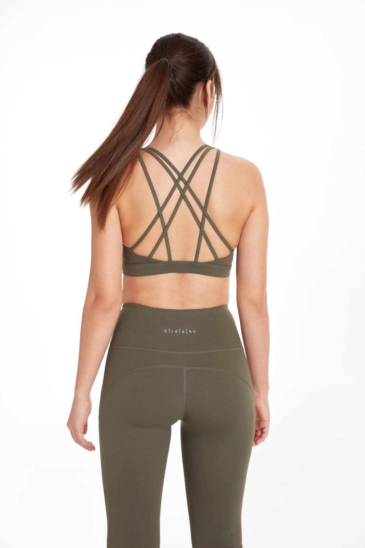 Birdiejay-Birdiesculpt Yoga Pants For Life Haki̇ İspanyol Paça Yoga Ve Spor Taytı-Spor ve Yoga Taytları-3-Milagron.com