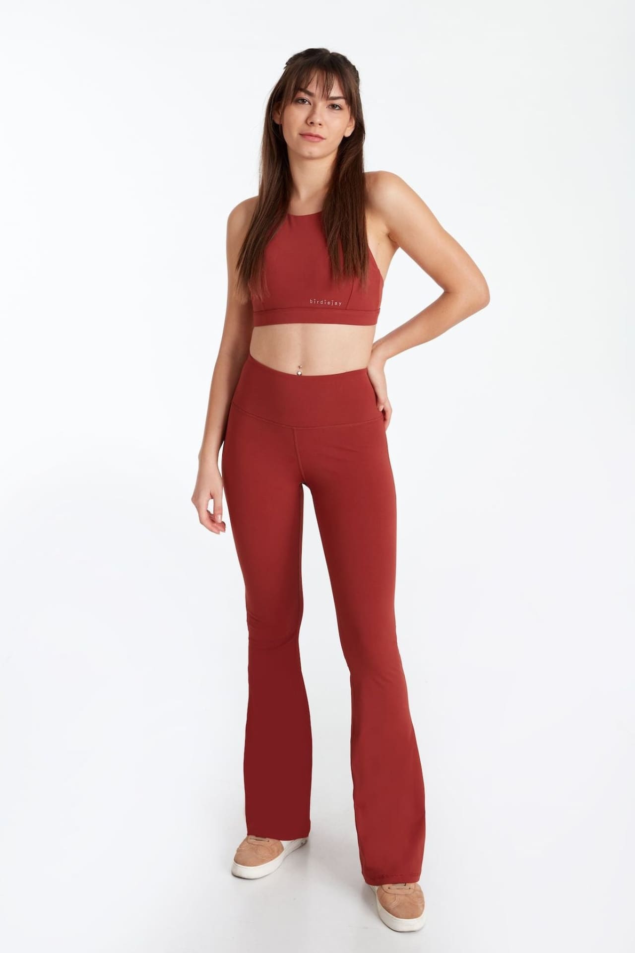 Birdiejay-Birdiesculpt Yoga Pants For Life Tarçın İspanyol Paça Yoga Ve Spor Taytı-Spor ve Yoga Taytları-1-Milagron.com