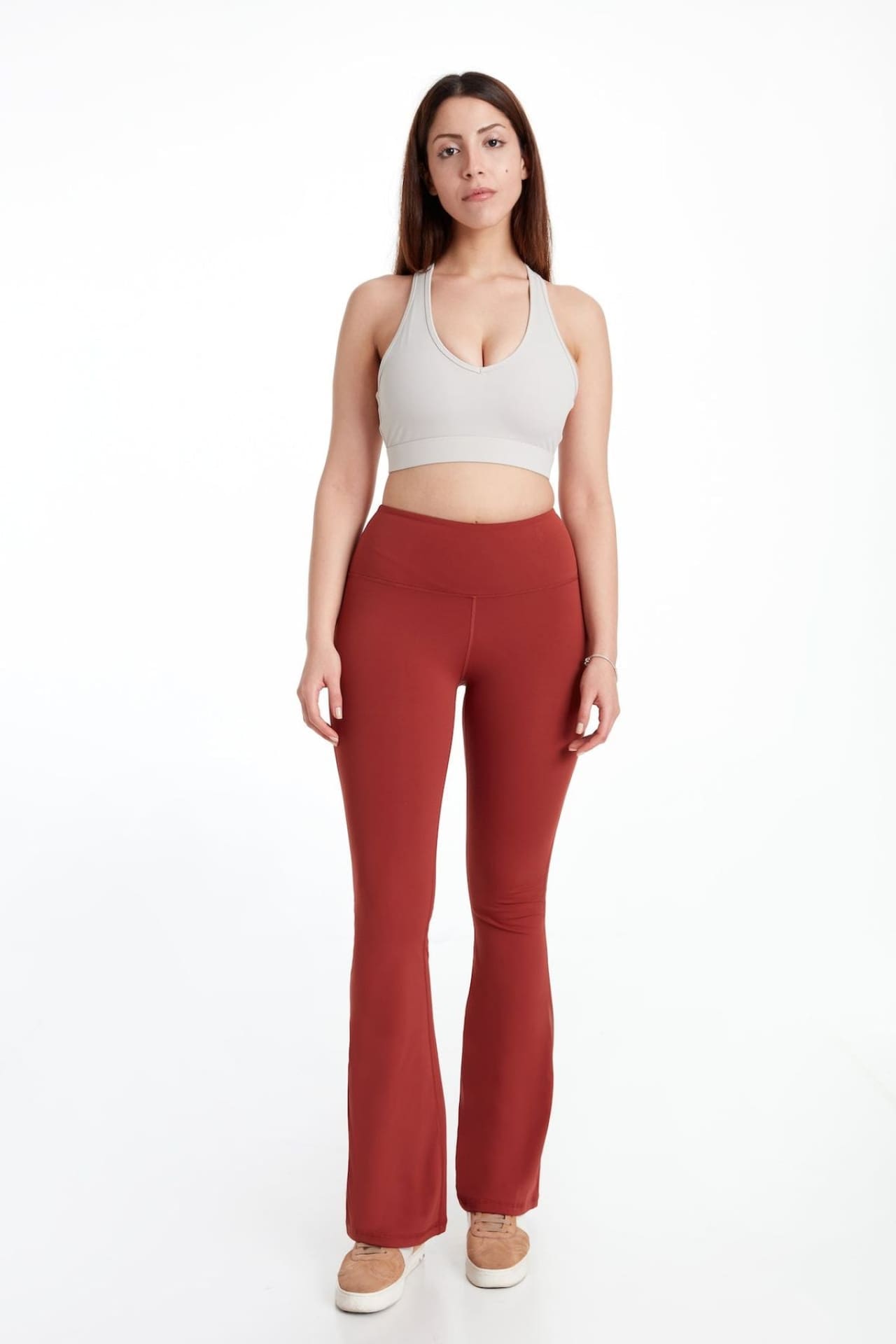 Birdiejay-Birdiesculpt Yoga Pants For Life Tarçın İspanyol Paça Yoga Ve Spor Taytı-Spor ve Yoga Taytları-4-Milagron.com