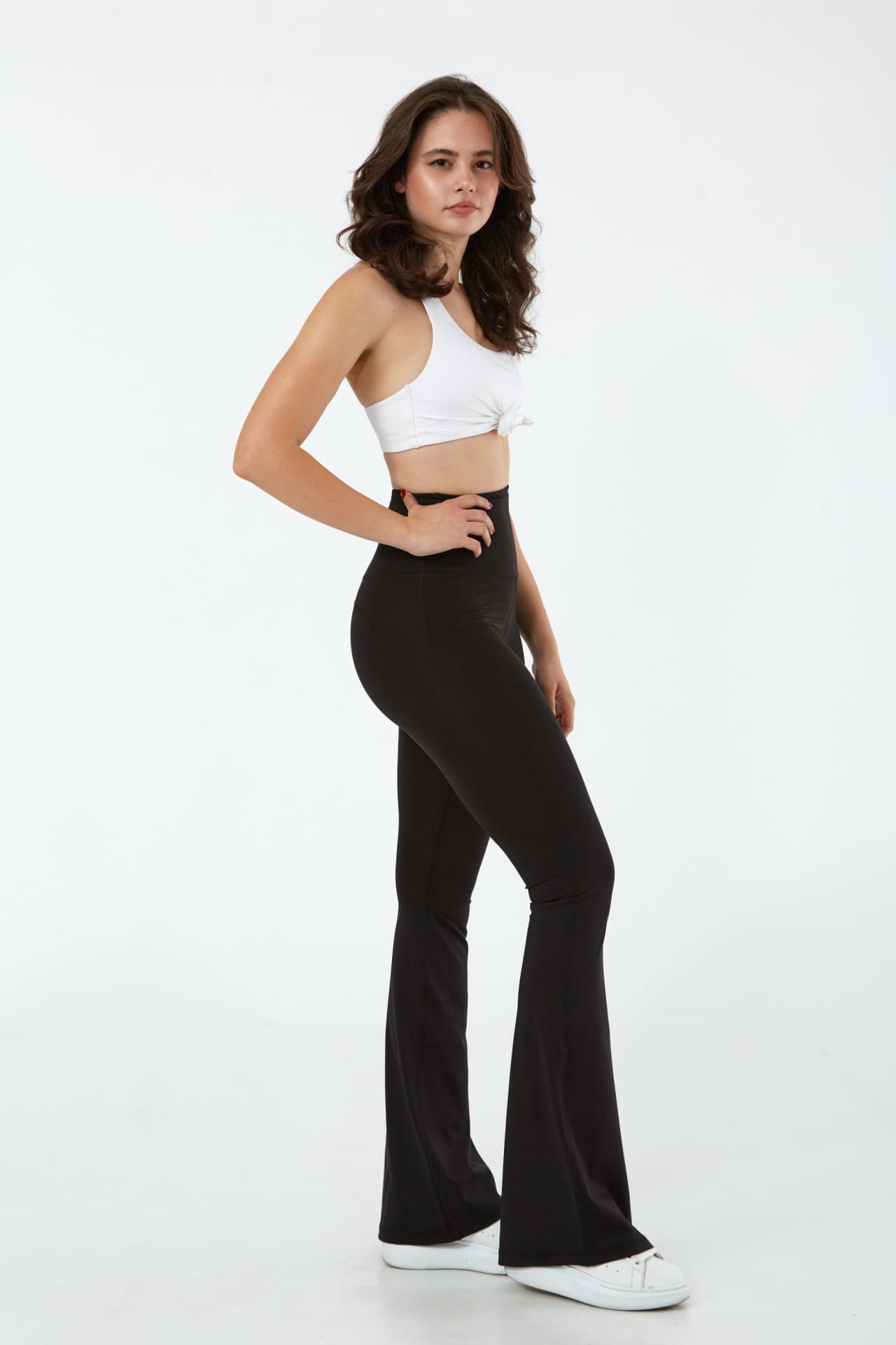 Birdiejay-Birdieshape Yoga Pants For Life Si̇yah İspanyol Paça Yoga Ve Spor Tayti-Tayt-2-Milagron.com