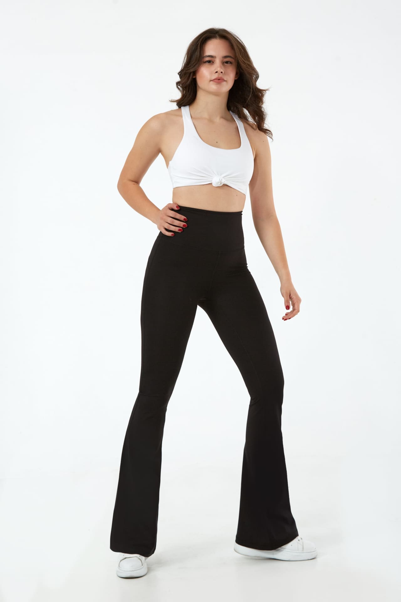 Birdiejay-Birdieshape Yoga Pants For Life Si̇yah İspanyol Paça Yoga Ve Spor Tayti-Tayt-3-Milagron.com