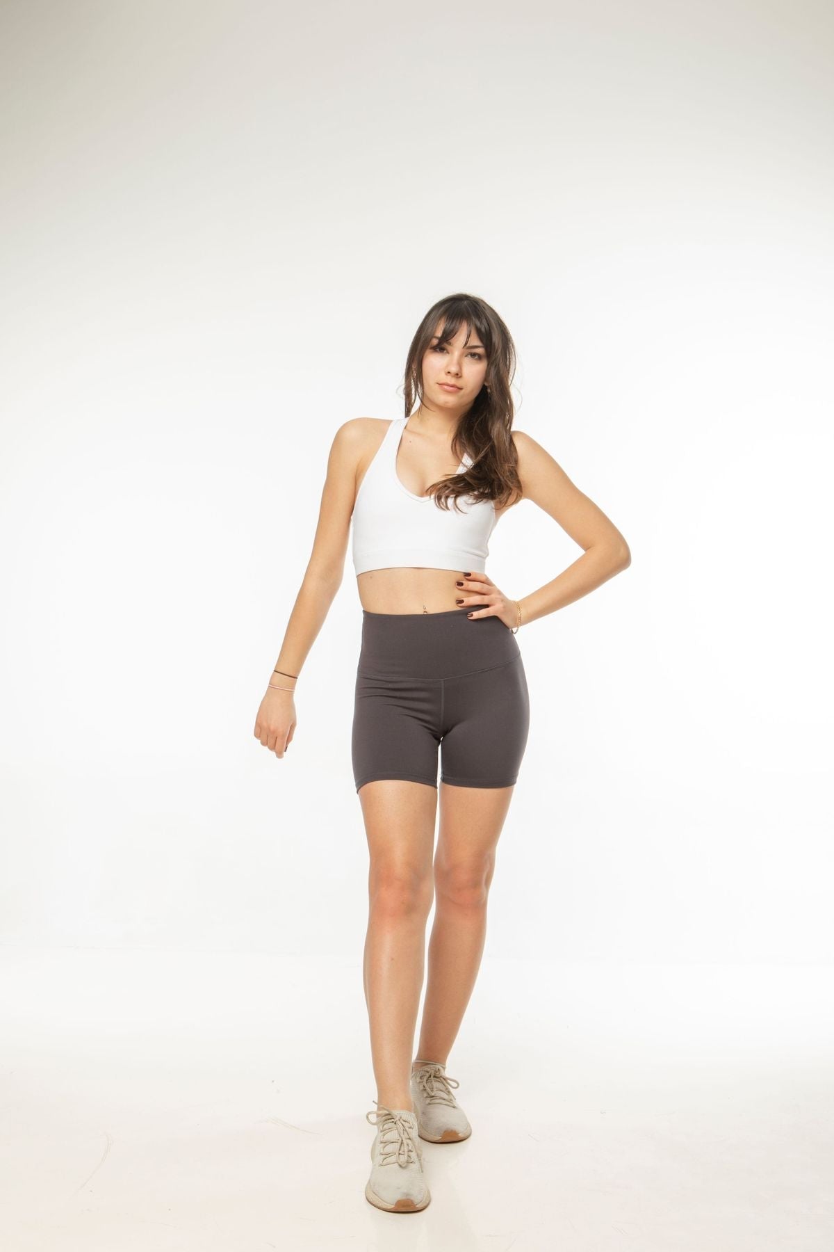 Birdiejay-Birdieshine Oh So Summer Hot Shorts Antrasi̇t Kisa Bi̇si̇kletçi̇ Şortu-Şort-2-Milagron.com