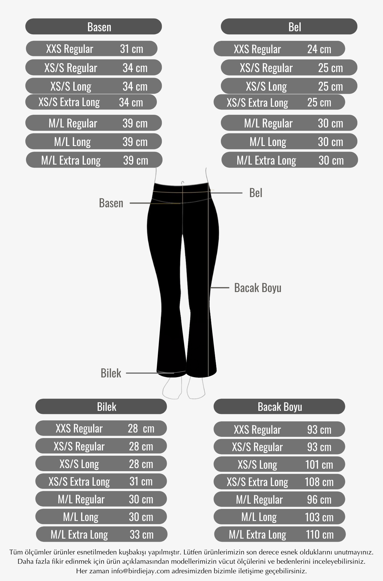 Birdiejay-Birdieshine Yoga Pants For Life Antrasi̇t İspanyol Paça Yoga Ve Spor Tayti-Tayt-10-Milagron.com