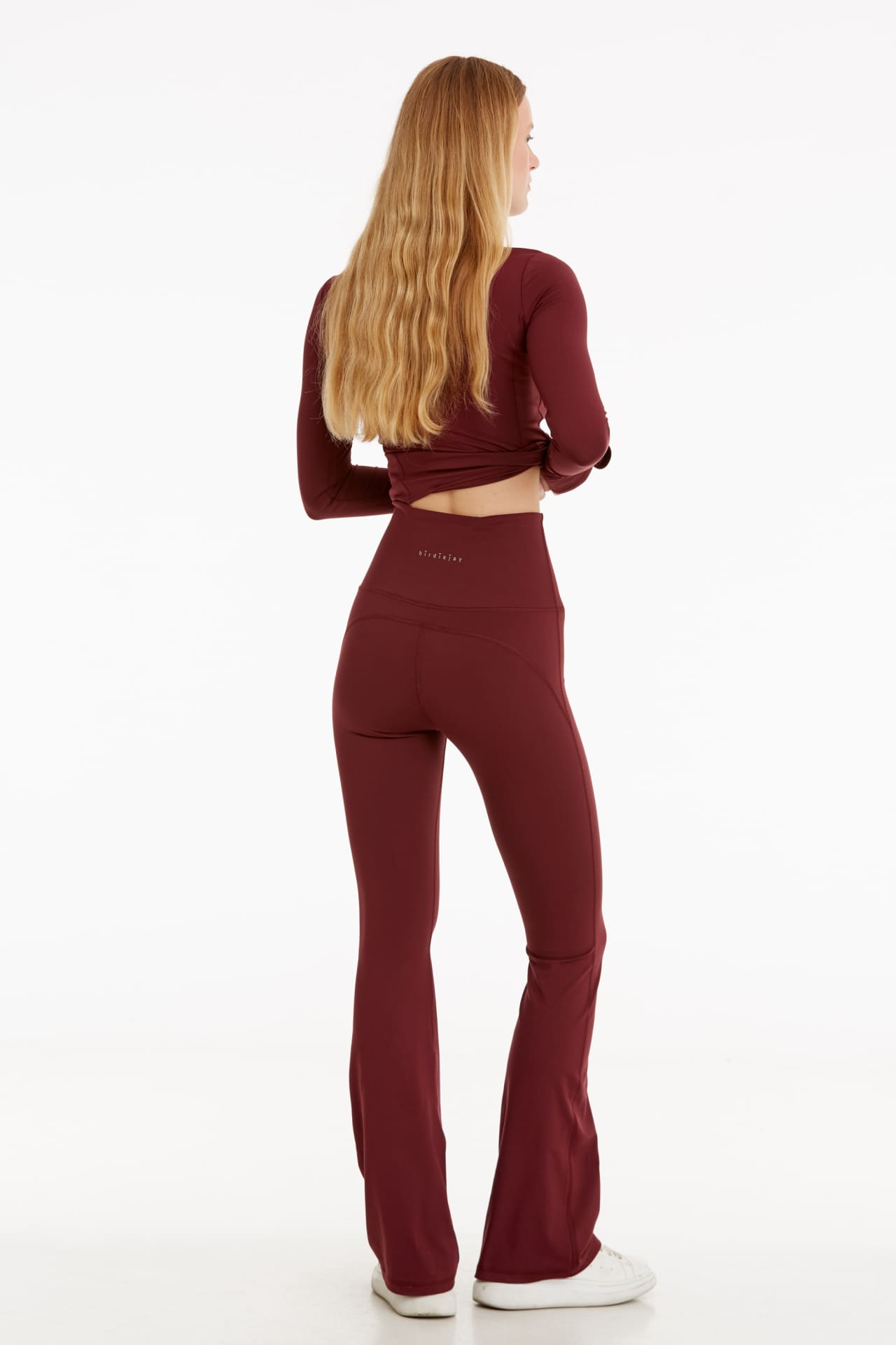 Birdiejay-Birdiesmooth Made For Walking Bootcut Leggings Bordo Bootcut Yoga Ve Spor Taytı-Spor ve Yoga Taytları-8-Milagron.com