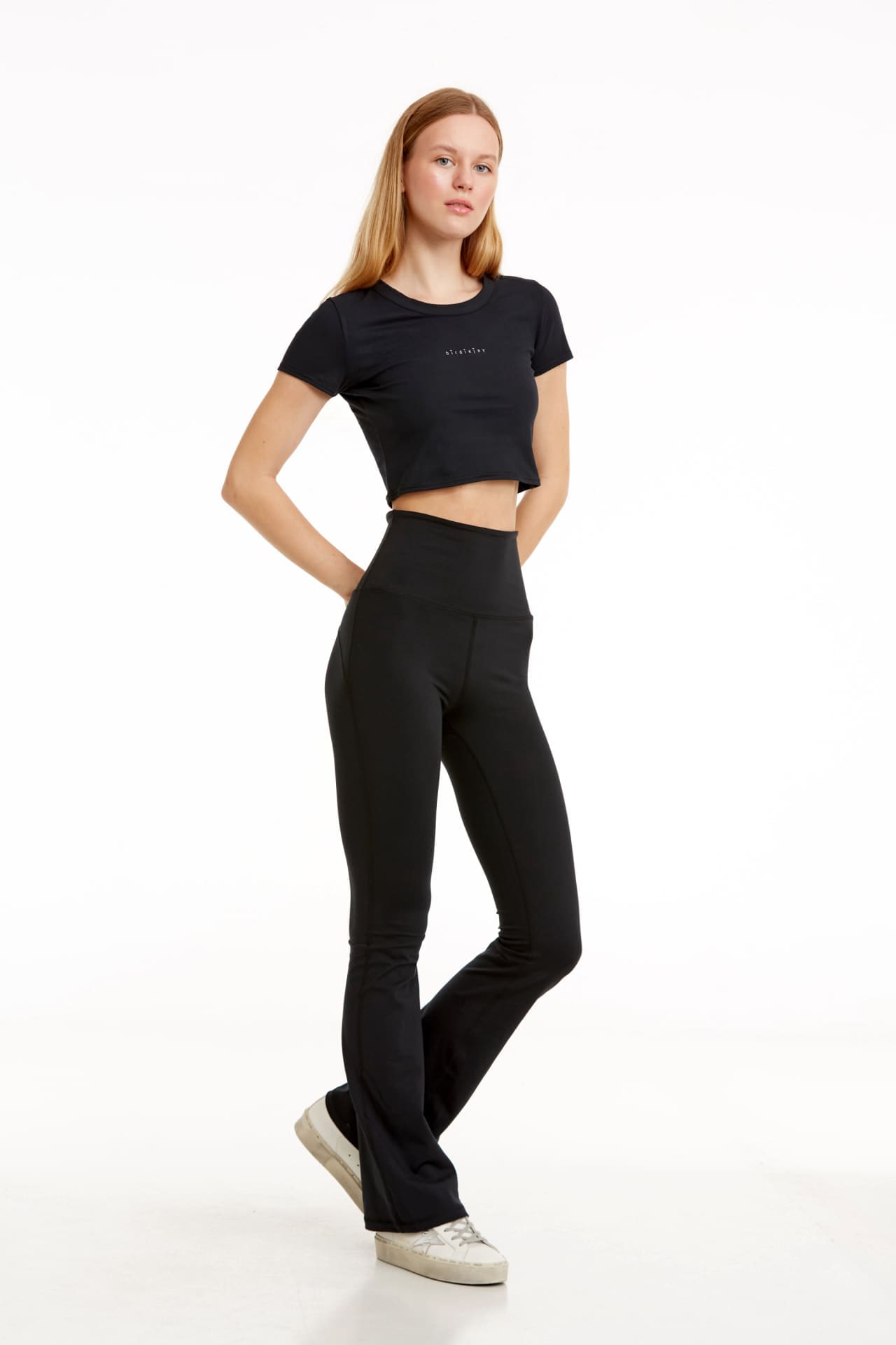 Birdiejay-Birdiesmooth Made For Walking Bootcut Leggings Si̇yah Bootcut Yoga Ve Spor Taytı-Spor ve Yoga Taytları-1-Milagron.com