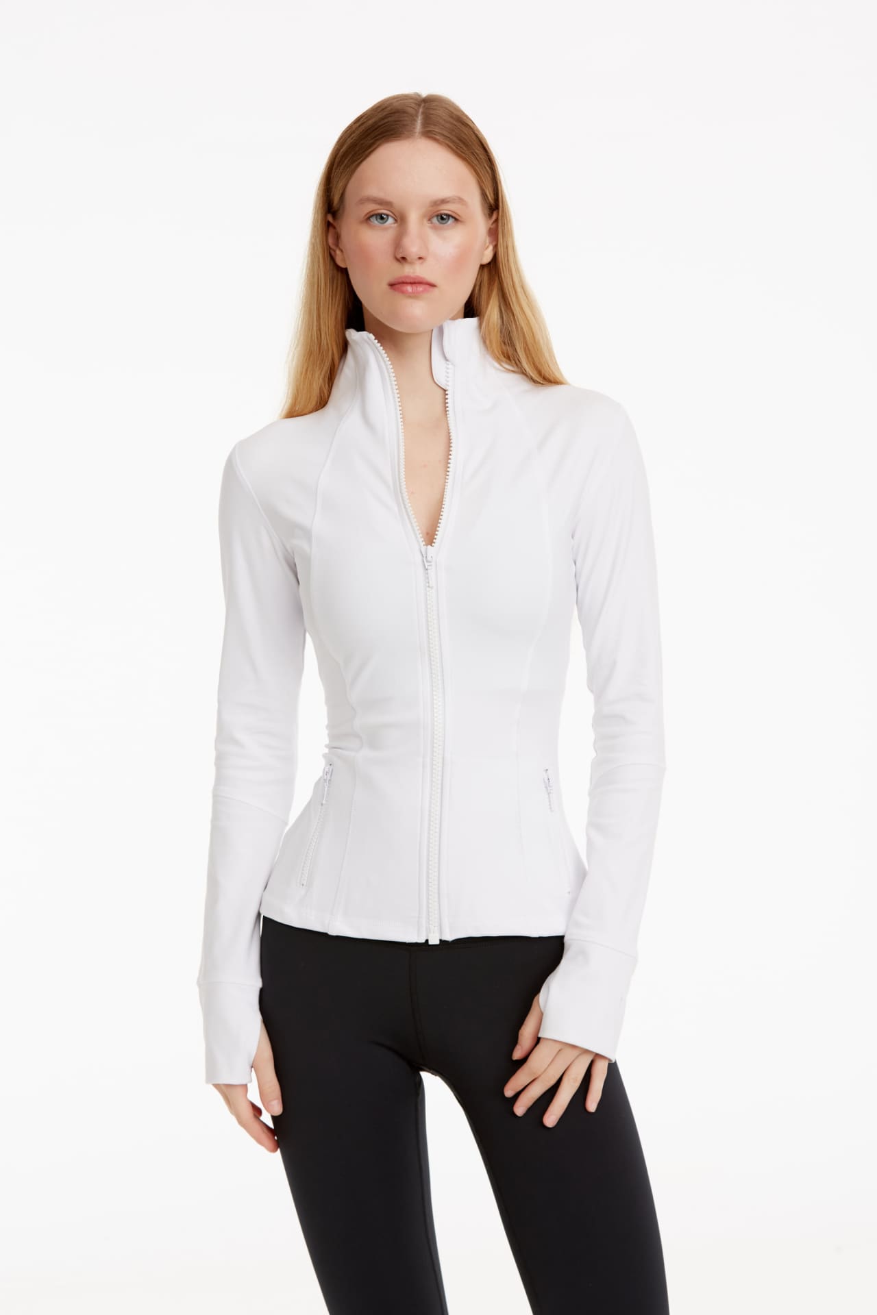 Birdiejay-Birdiesmooth Main Character Pilates Jacket Beyaz Pi̇lates Ceketi̇-Ceket-1-Milagron.com