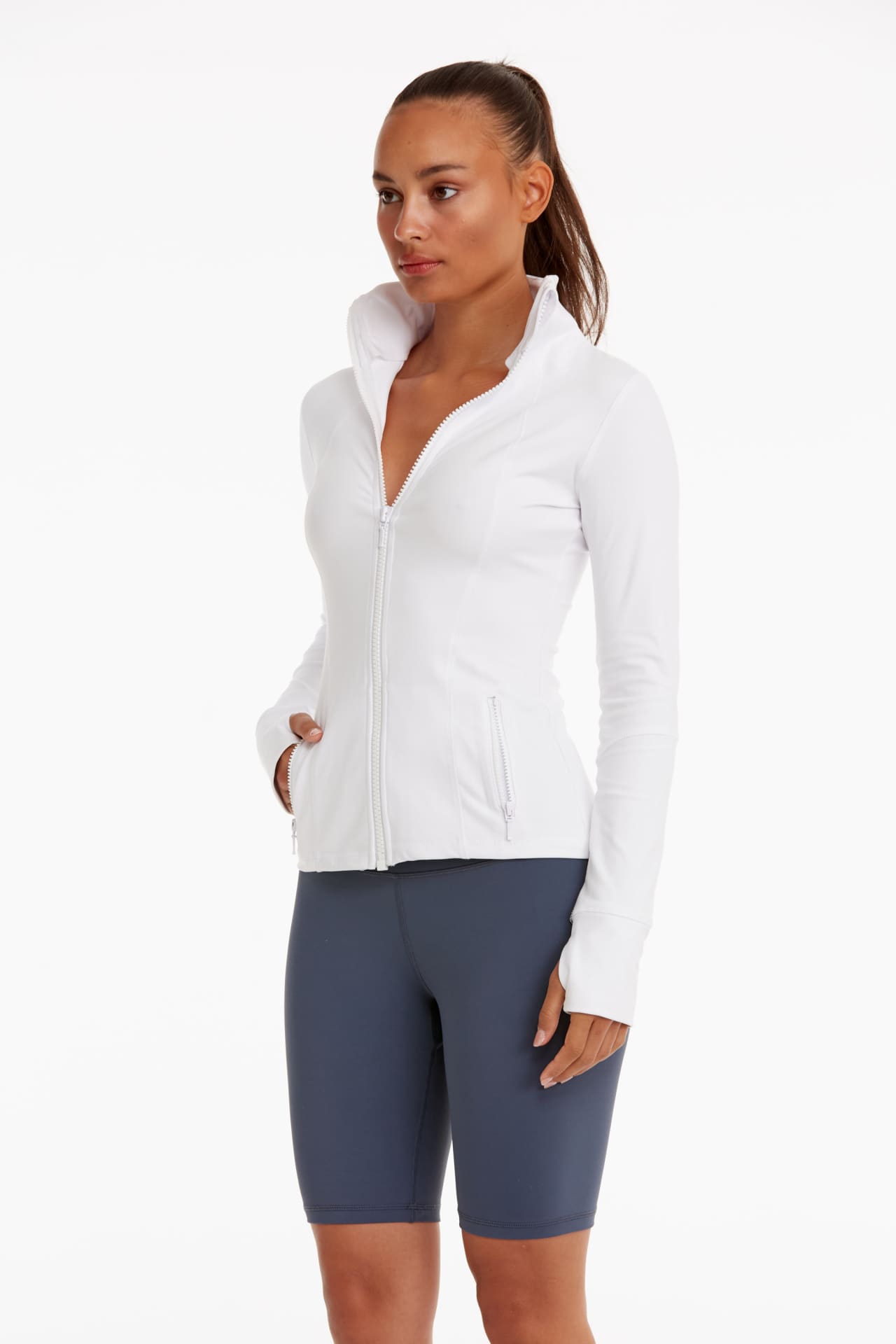 Birdiejay-Birdiesmooth Main Character Pilates Jacket Beyaz Pi̇lates Ceketi̇-Ceket-8-Milagron.com