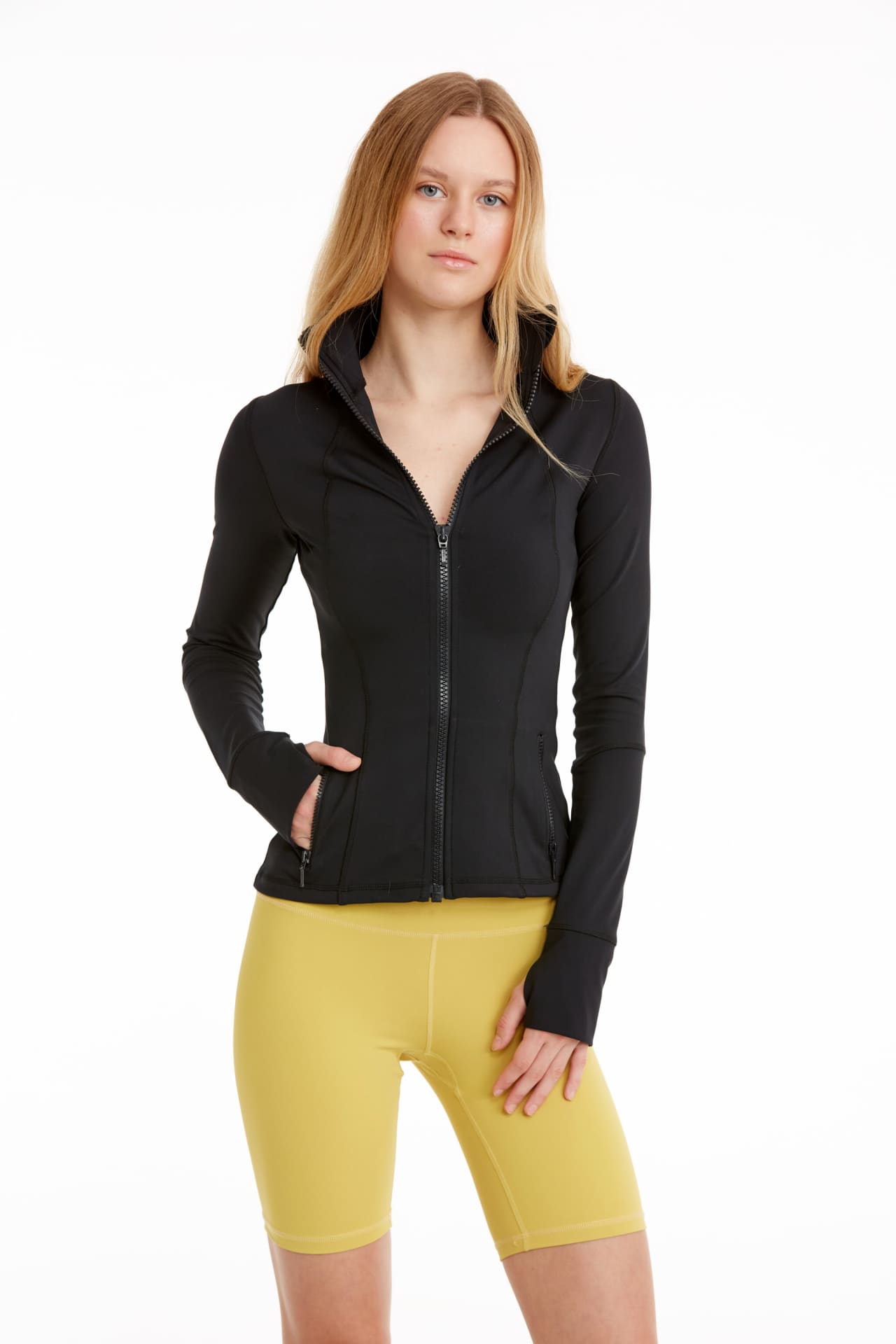 Birdiejay-Birdiesmooth Main Character Pilates Jacket Si̇yah Pi̇lates Ceketi̇-Ceket-6-Milagron.com