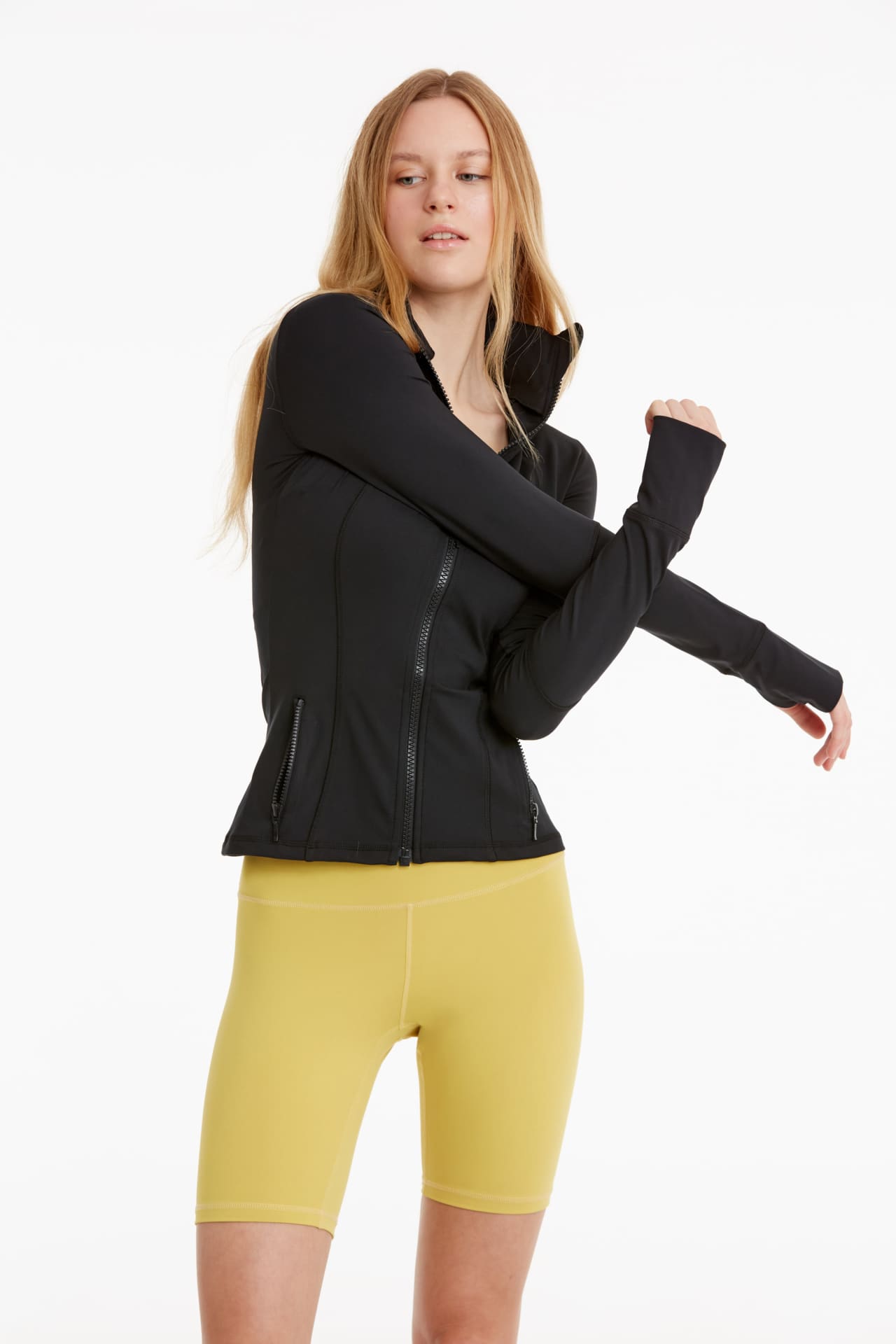 Birdiejay-Birdiesmooth Main Character Pilates Jacket Si̇yah Pi̇lates Ceketi̇-Ceket-7-Milagron.com