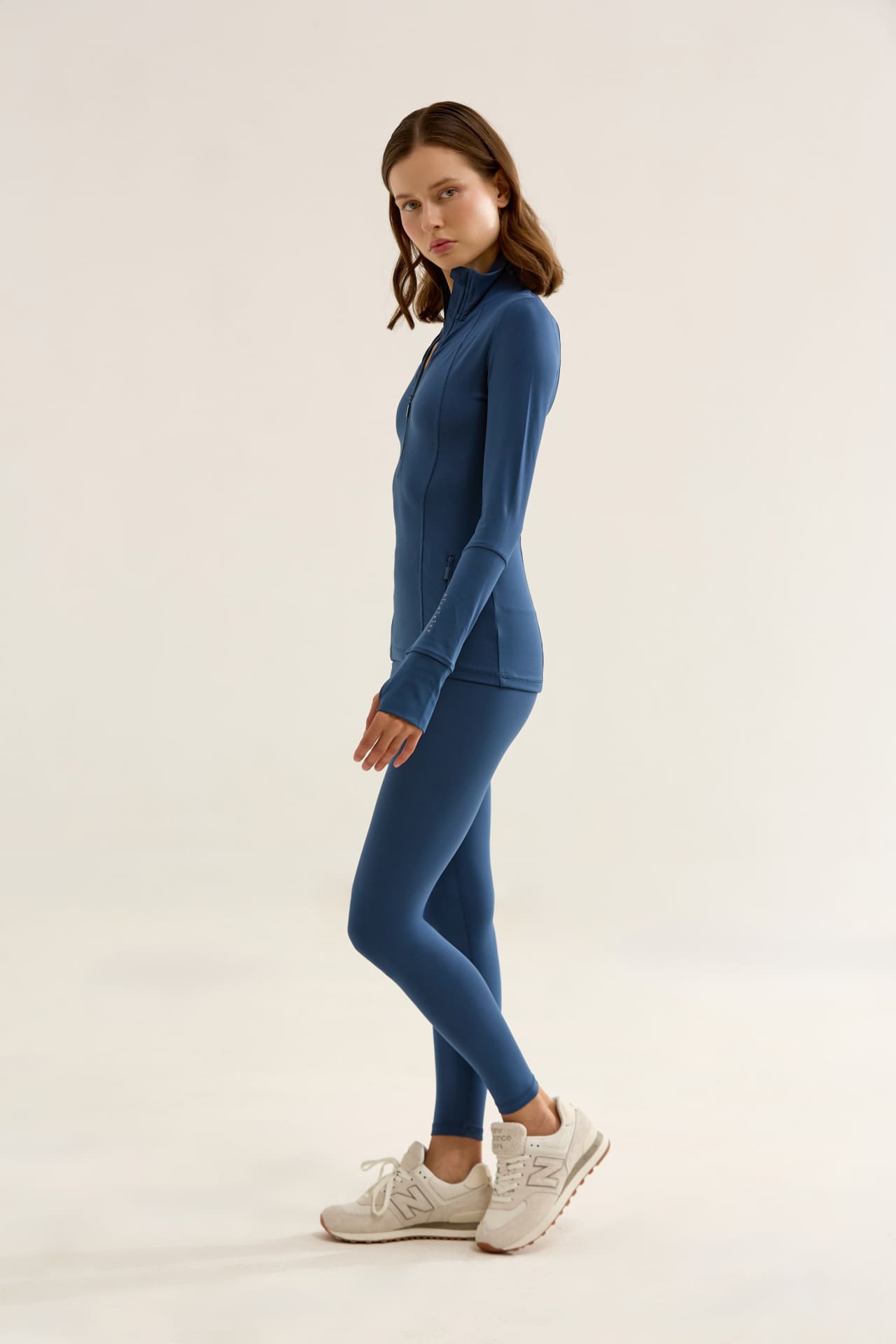 Birdiejay-Birdiesmooth Statement Half Zip Gece Mavi̇si̇ Yarim Fermuarli üst-Half Zip Üstler-7-Milagron.com