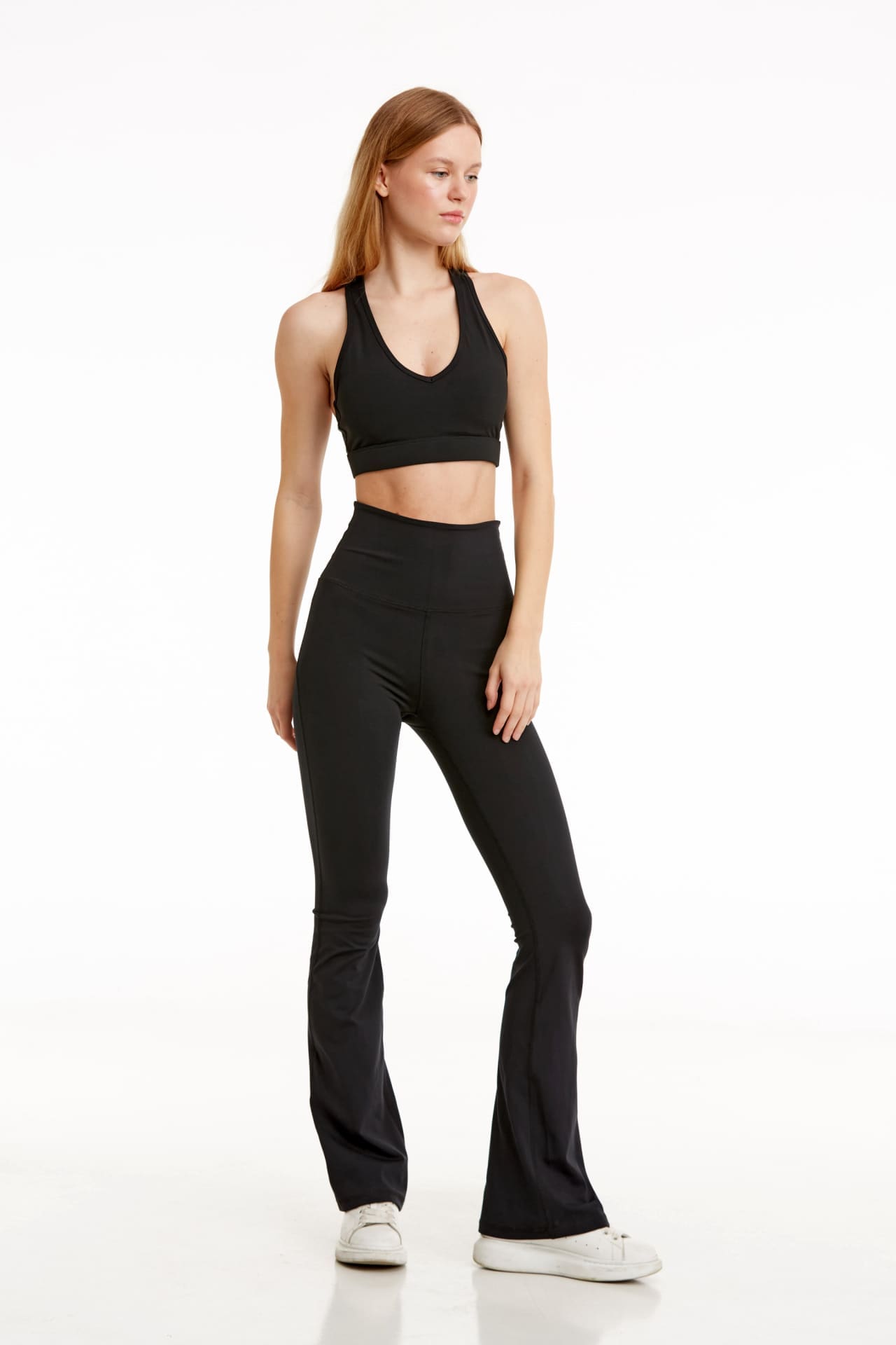 Birdiejay-Birdiesmooth Yoga Pants For Life Si̇yah İspanyol Paça Yoga Ve Spor Taytı-Spor ve Yoga Taytları-1-Milagron.com