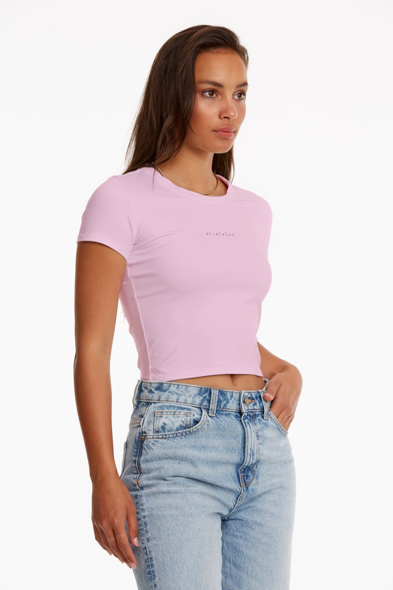 Birdiejay-Birdiesmooth Your New Go To Baby Tee Bebek Pembesi̇ Kisa Kollu T Shirt-T-Shirt-4-Milagron.com