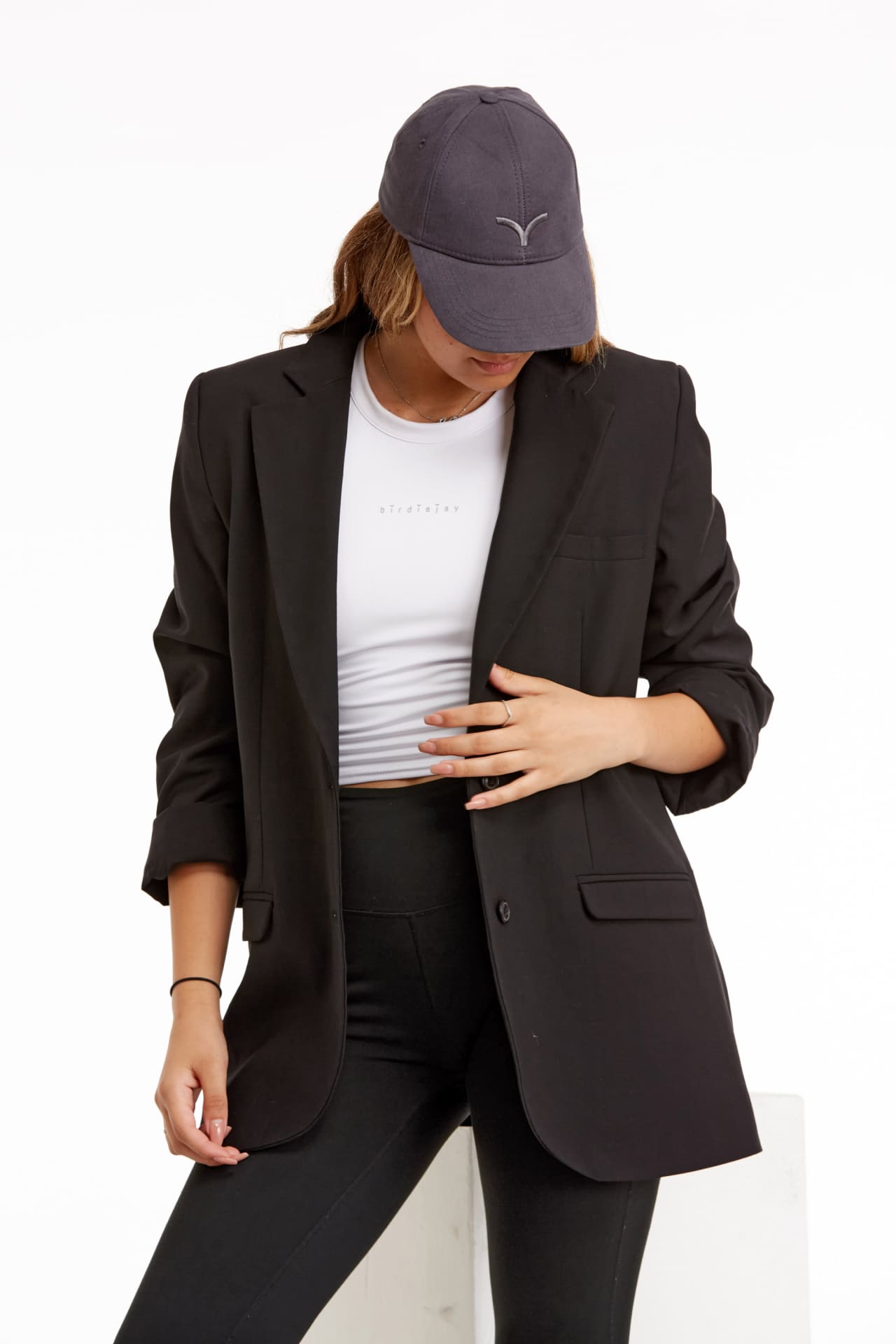 Birdiejay-Birdiesmooth Your New Go To Baby Tee Beyaz Kisa Kollu T Shirt-T-Shirts-10-Milagron.com