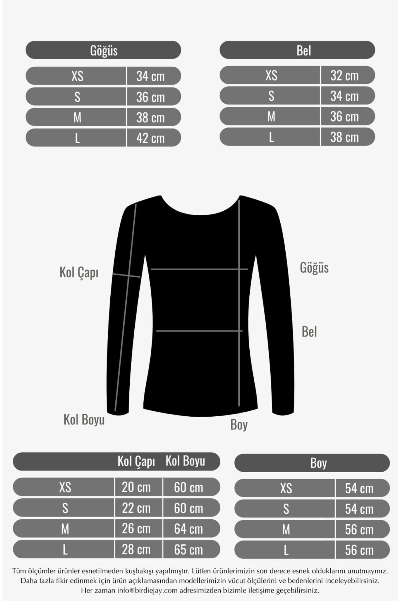 Birdiejay-Birdiesmooth Your New Go To Beyaz Uzun Kollu T Shirt-T-Shirts-8-Milagron.com