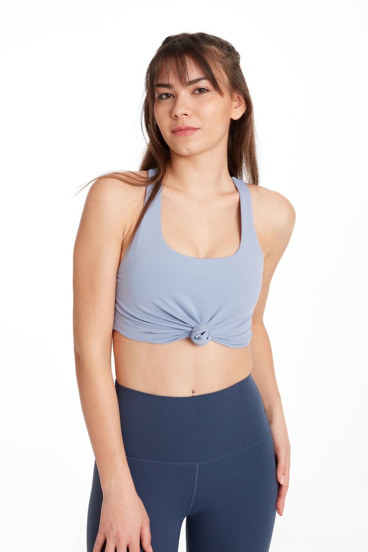 Birdiejay-Bra With A Twist Bebek Mavi̇si̇ Sporcu Ve Yoga Sütyeni̇-Spor Sütyeni-4-Milagron.com