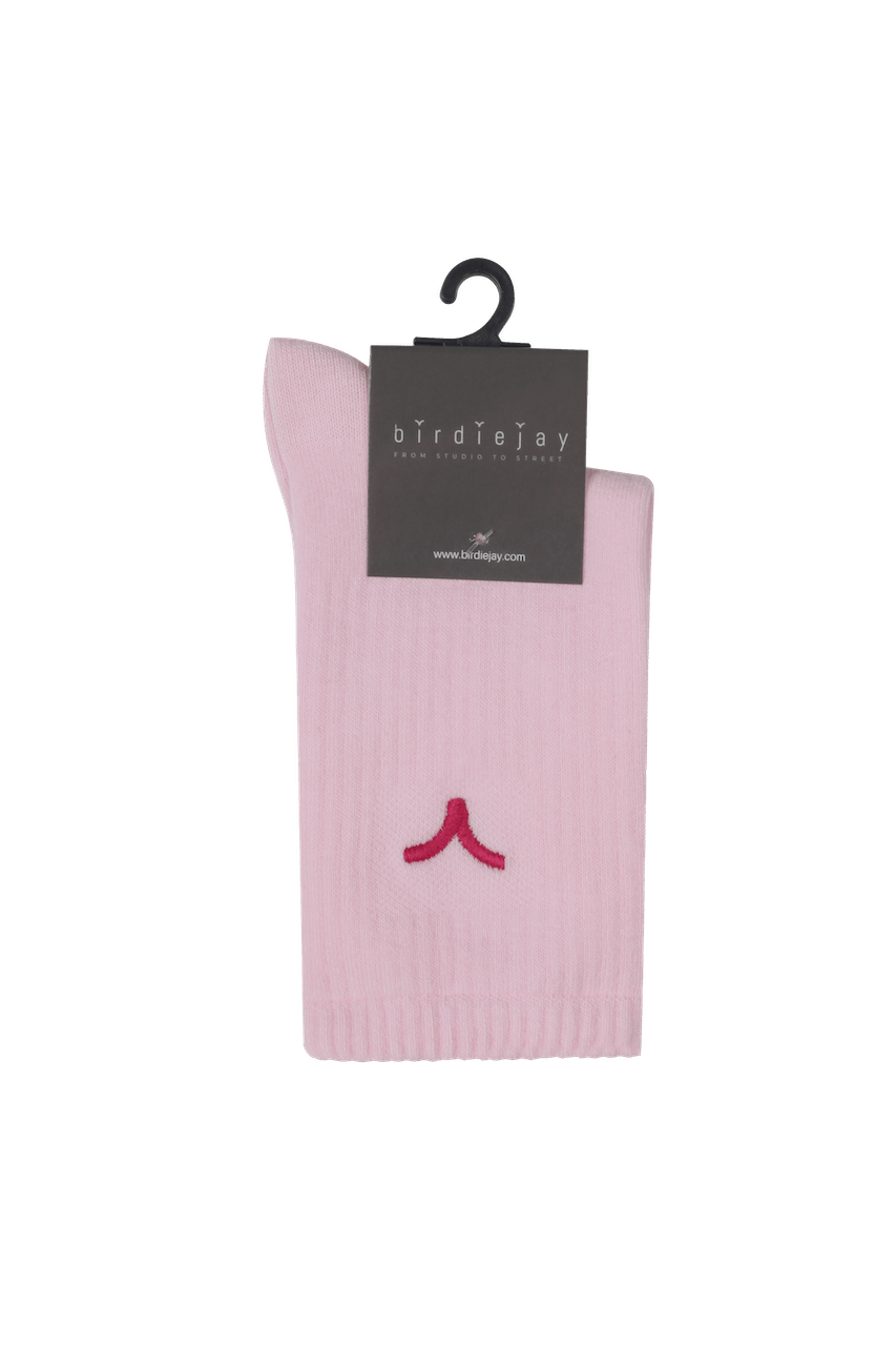 Birdiejay-Essential Socks Pembe Spor Çorap-Çorap-1-Milagron.com