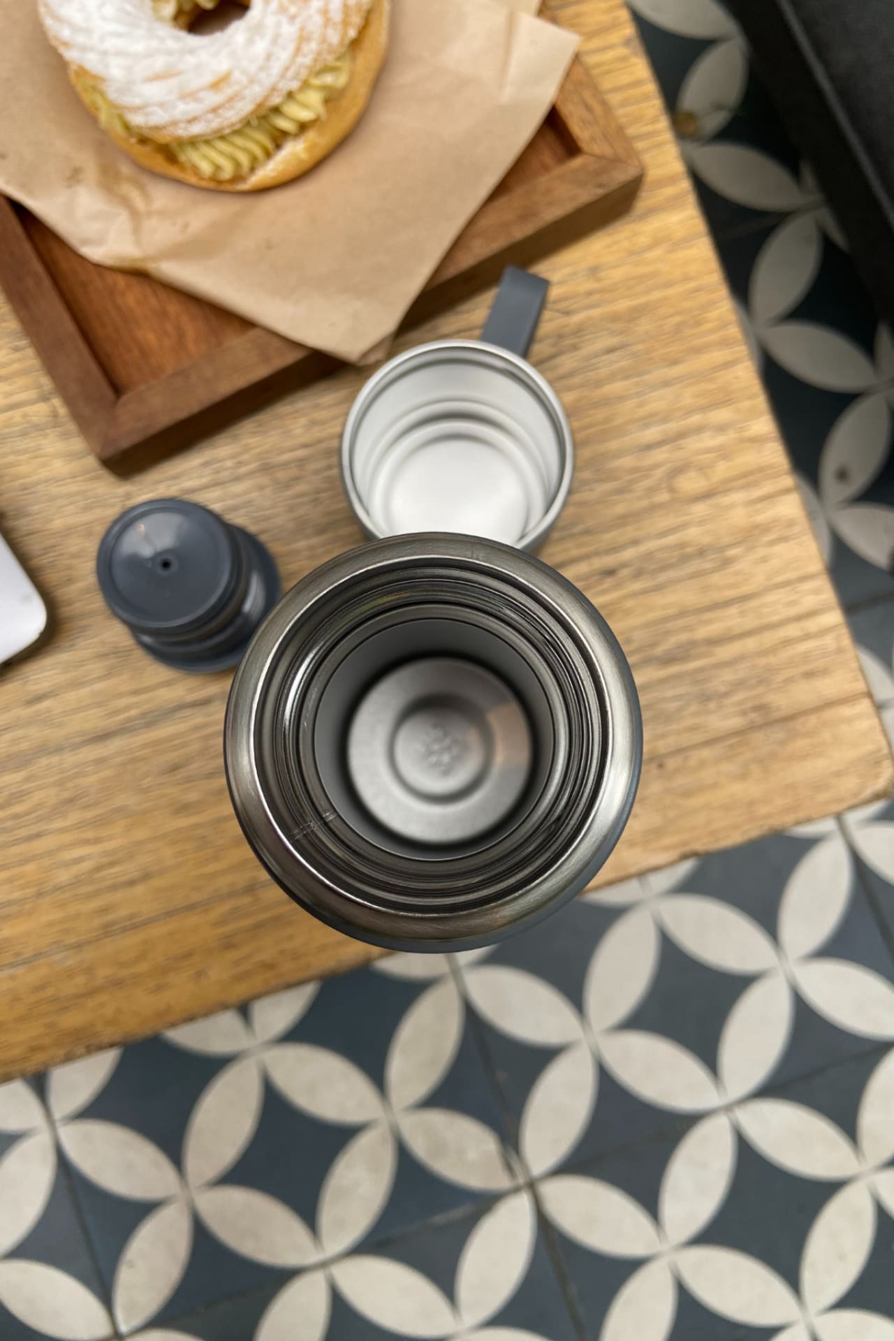 Birdiejay-Mildra Thermos Açık Turkuaz Çeli̇k Bardakli Termos-Termos-9-Milagron.com