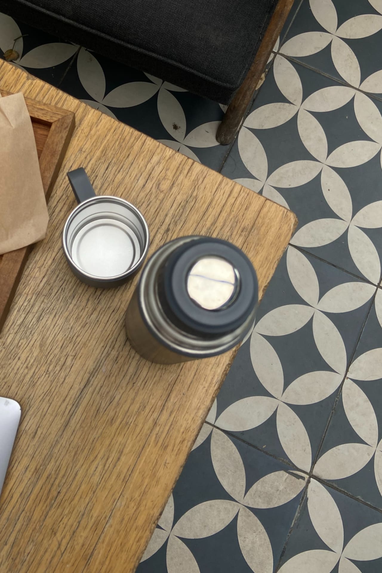 Birdiejay-Mildra Thermos Koyu Gri̇ Çeli̇k Bardakli Termos-Termos-5-Milagron.com