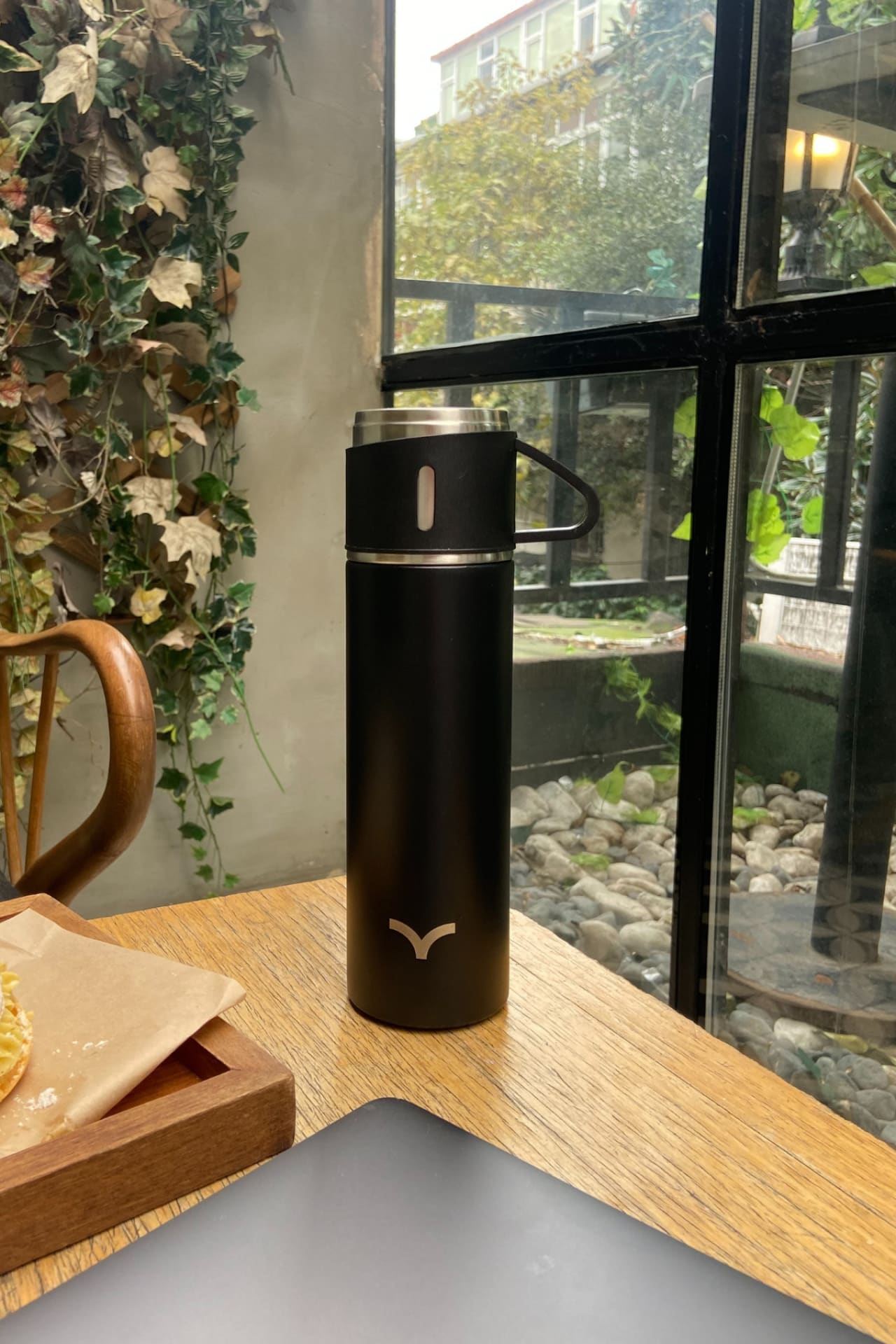 Birdiejay-Mildra Thermos Si̇yah Çeli̇k Bardakli Termos-Termos-7-Milagron.com