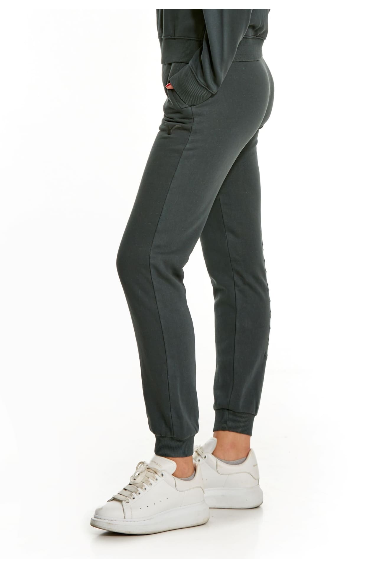 Birdiejay-Over The Clouds Gri̇ Jogger Sweatpant-Sweatshirts & Hoodies-2-Milagron.com