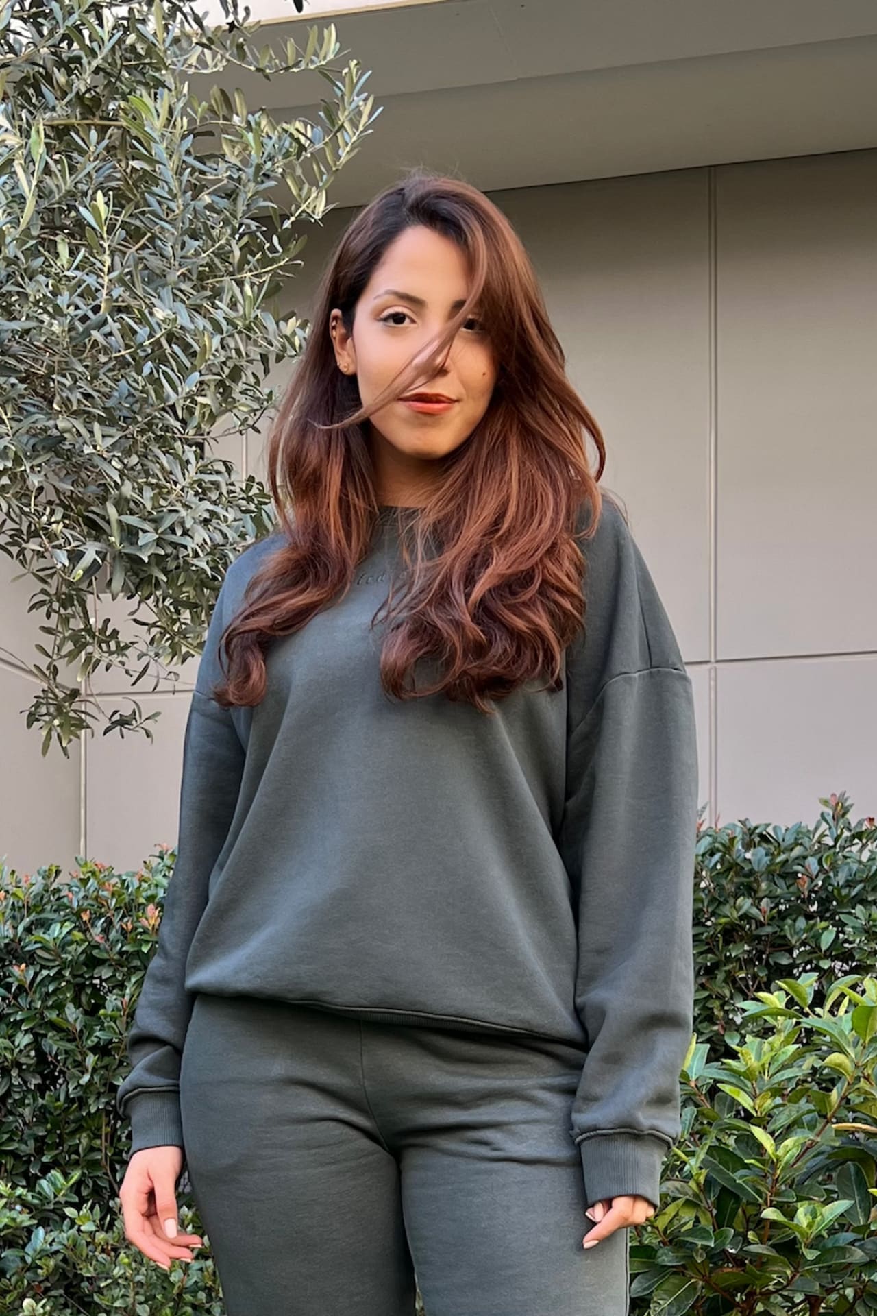 Birdiejay-Over The Clouds Gri̇ Oversize Sweatshirt-Sweatshirts & Hoodies-5-Milagron.com