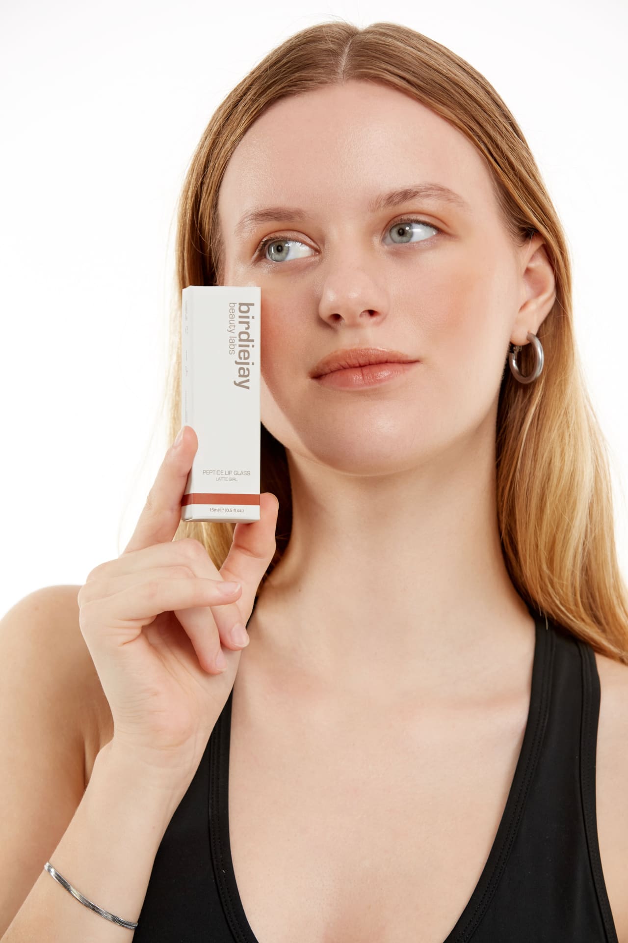 Birdiejay-Peptide Lip Glass Latte Girl-Lip Balm-5-Milagron.com