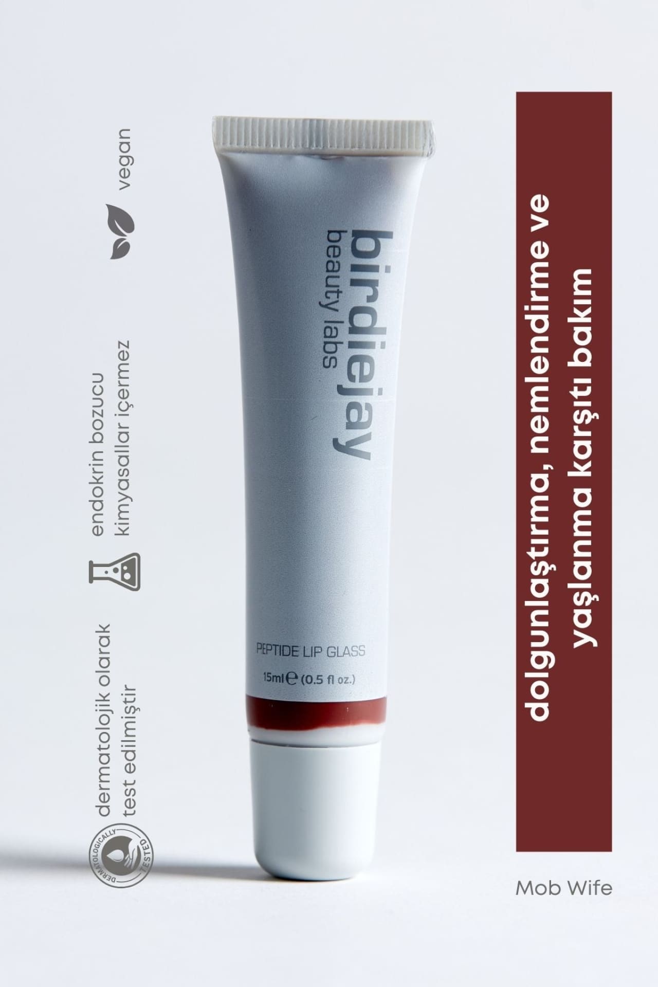 Birdiejay-Peptide Lip Glass Mob Wife-Lip Balm-1-Milagron.com