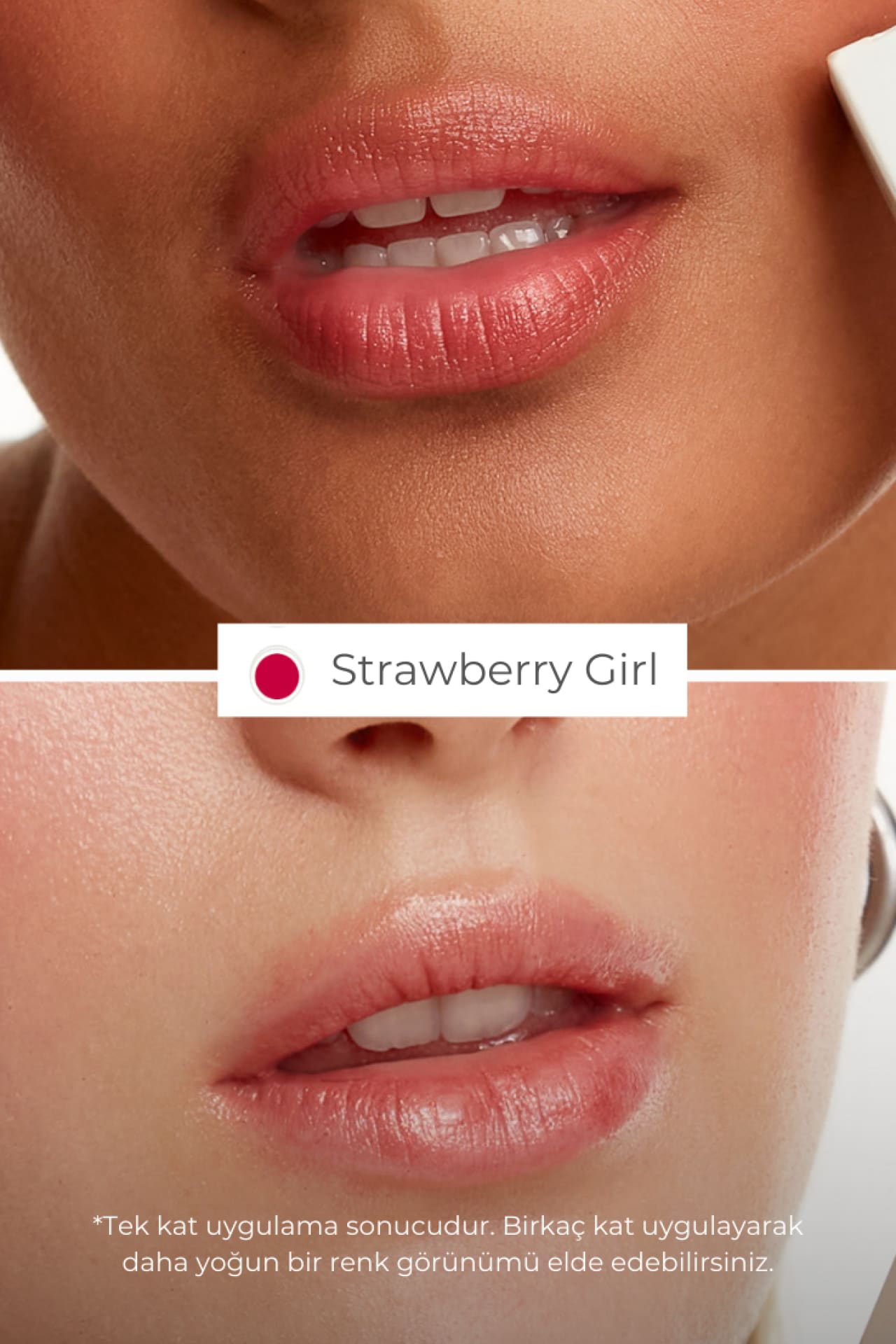 Birdiejay-Peptide Lip Glass Strawberry Girl-Lip Balm-2-Milagron.com