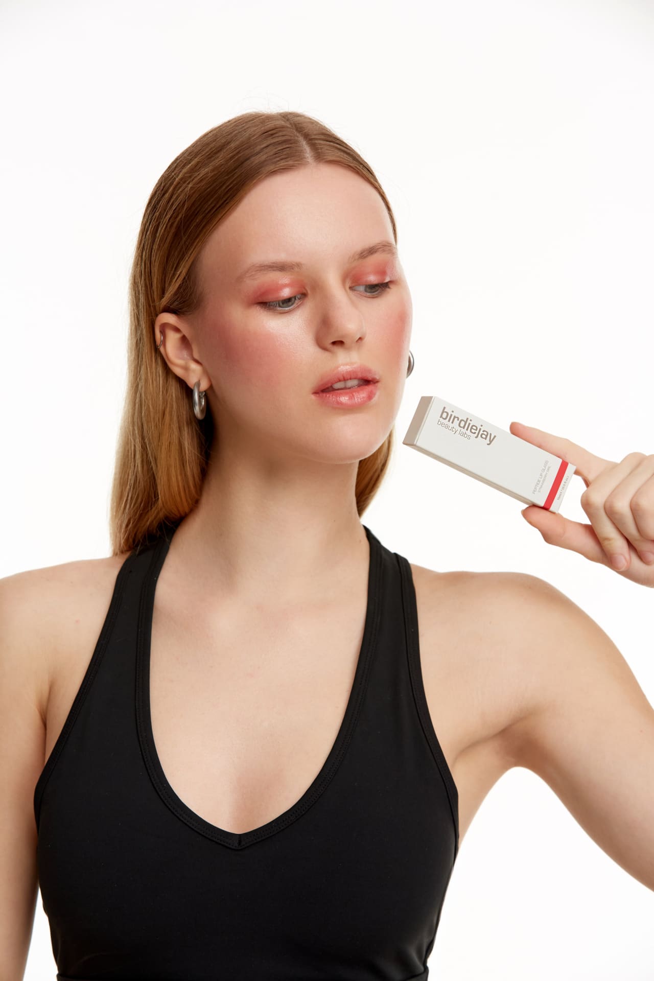 Birdiejay-Peptide Lip Glass Strawberry Girl-Lip Balm-4-Milagron.com