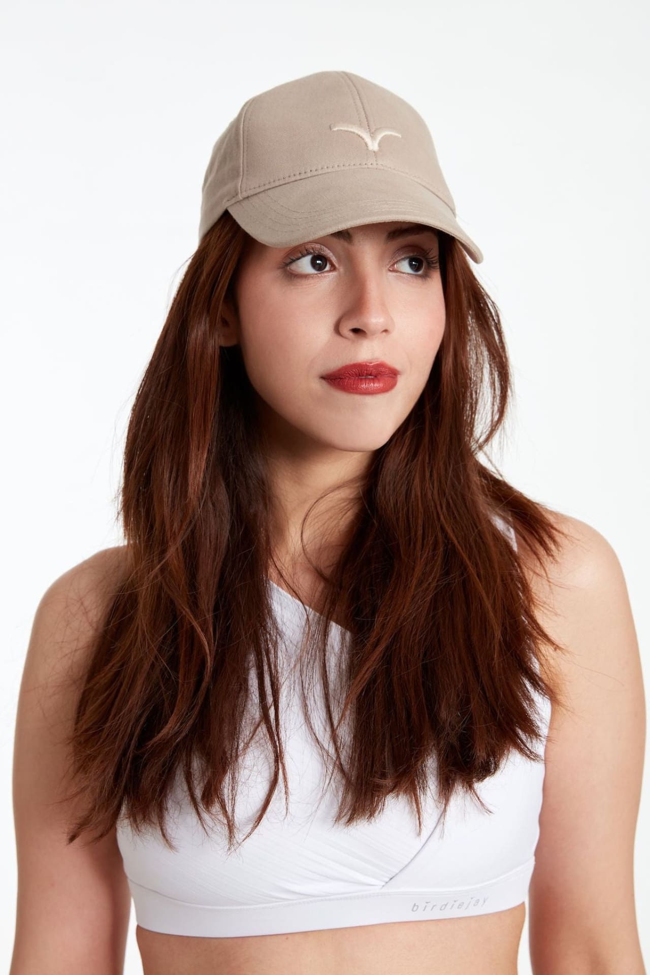 Birdiejay-Solid Cap Spor Şapkası Bej-Şapka-1-Milagron.com