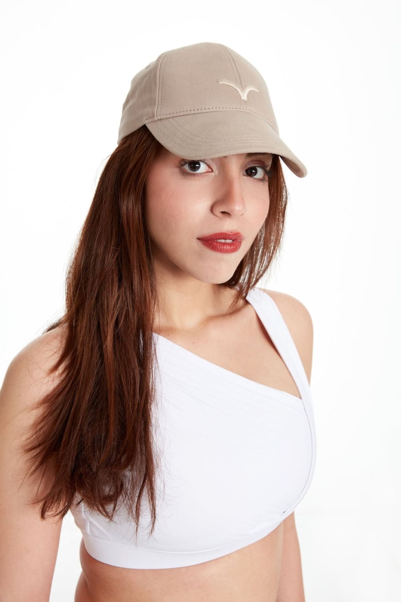 Birdiejay-Solid Cap Spor Şapkası Bej-Şapka-3-Milagron.com