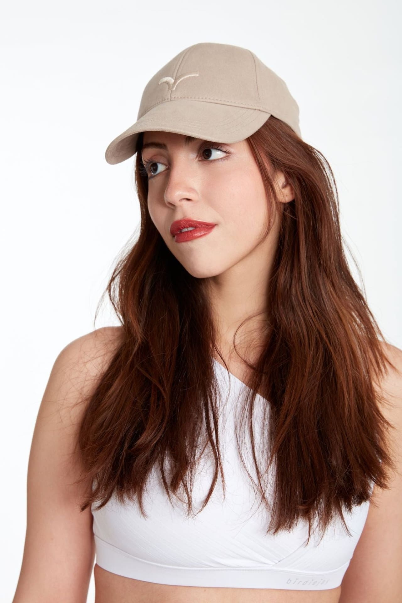 Birdiejay-Solid Cap Spor Şapkası Bej-Şapka-5-Milagron.com