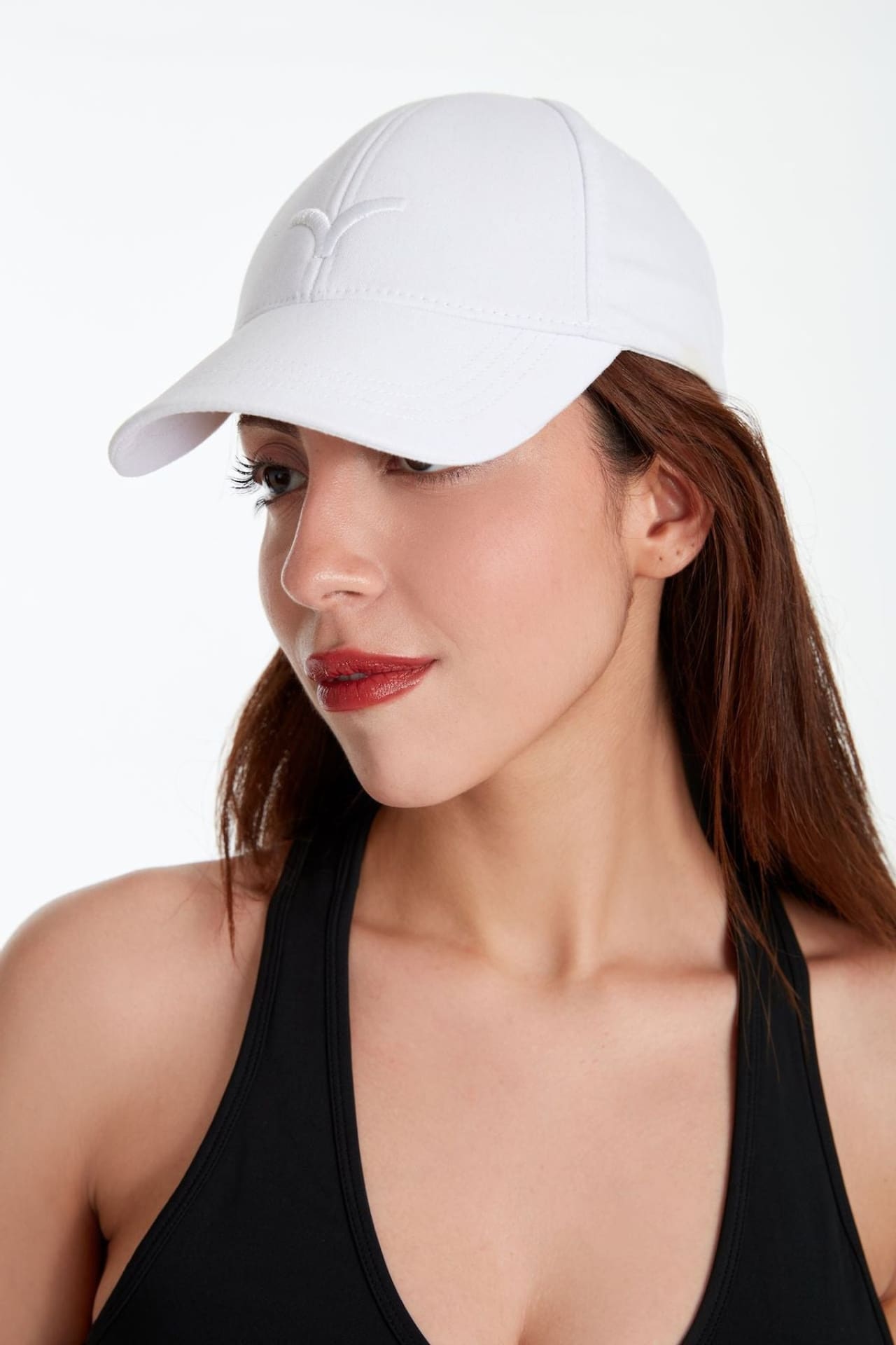 Birdiejay-Solid Cap Spor Şapkası Beyaz-Şapka-1-Milagron.com