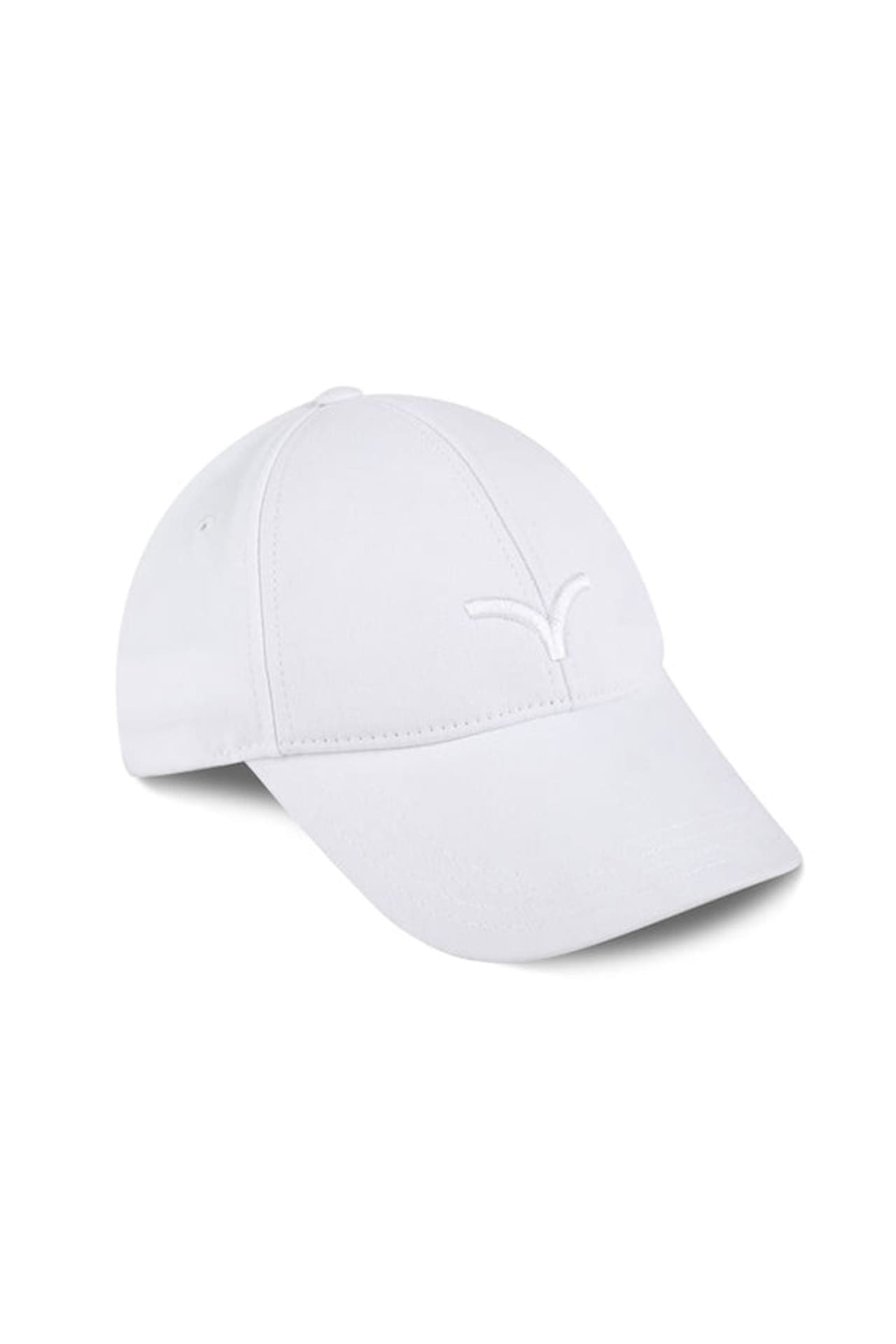 Birdiejay-Solid Cap Spor Şapkası Beyaz-Şapka-2-Milagron.com