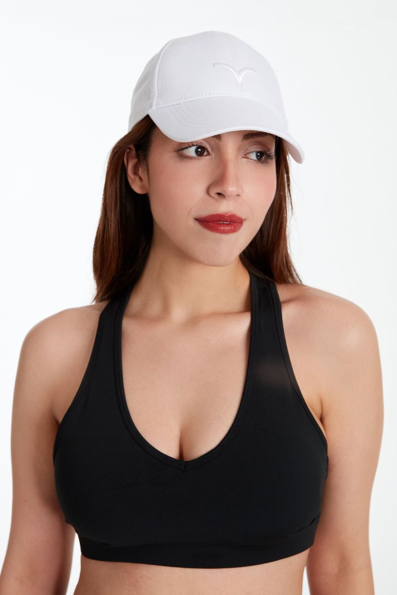 Birdiejay-Solid Cap Spor Şapkası Beyaz-Şapka-4-Milagron.com