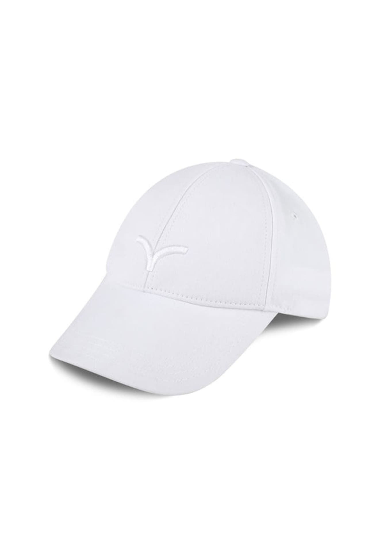 Birdiejay-Solid Cap Spor Şapkası Beyaz-Şapka-8-Milagron.com