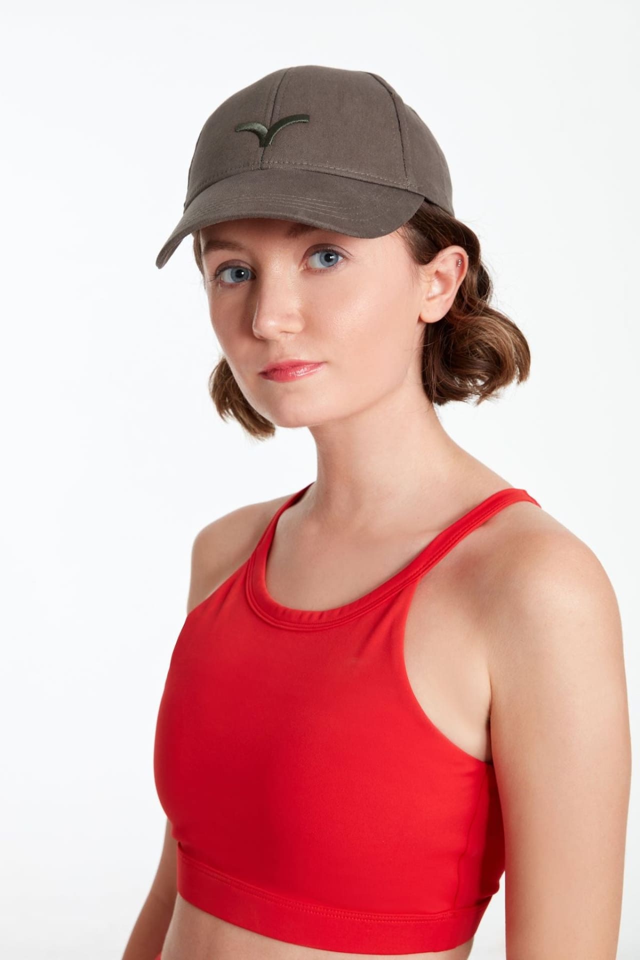 Birdiejay-Solid Cap Spor Şapkası Haki̇-Şapka-1-Milagron.com