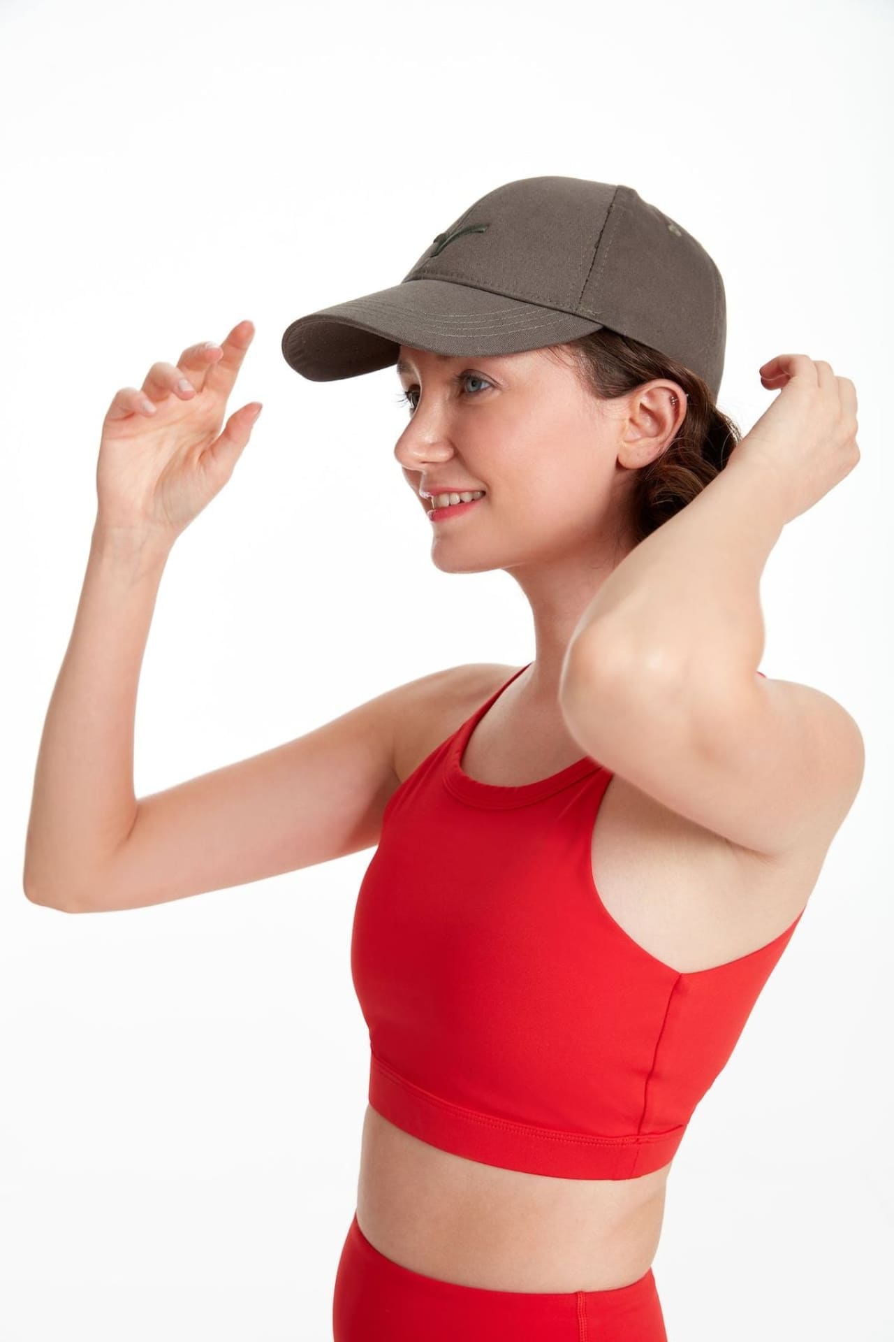 Birdiejay-Solid Cap Spor Şapkası Haki̇-Şapka-4-Milagron.com