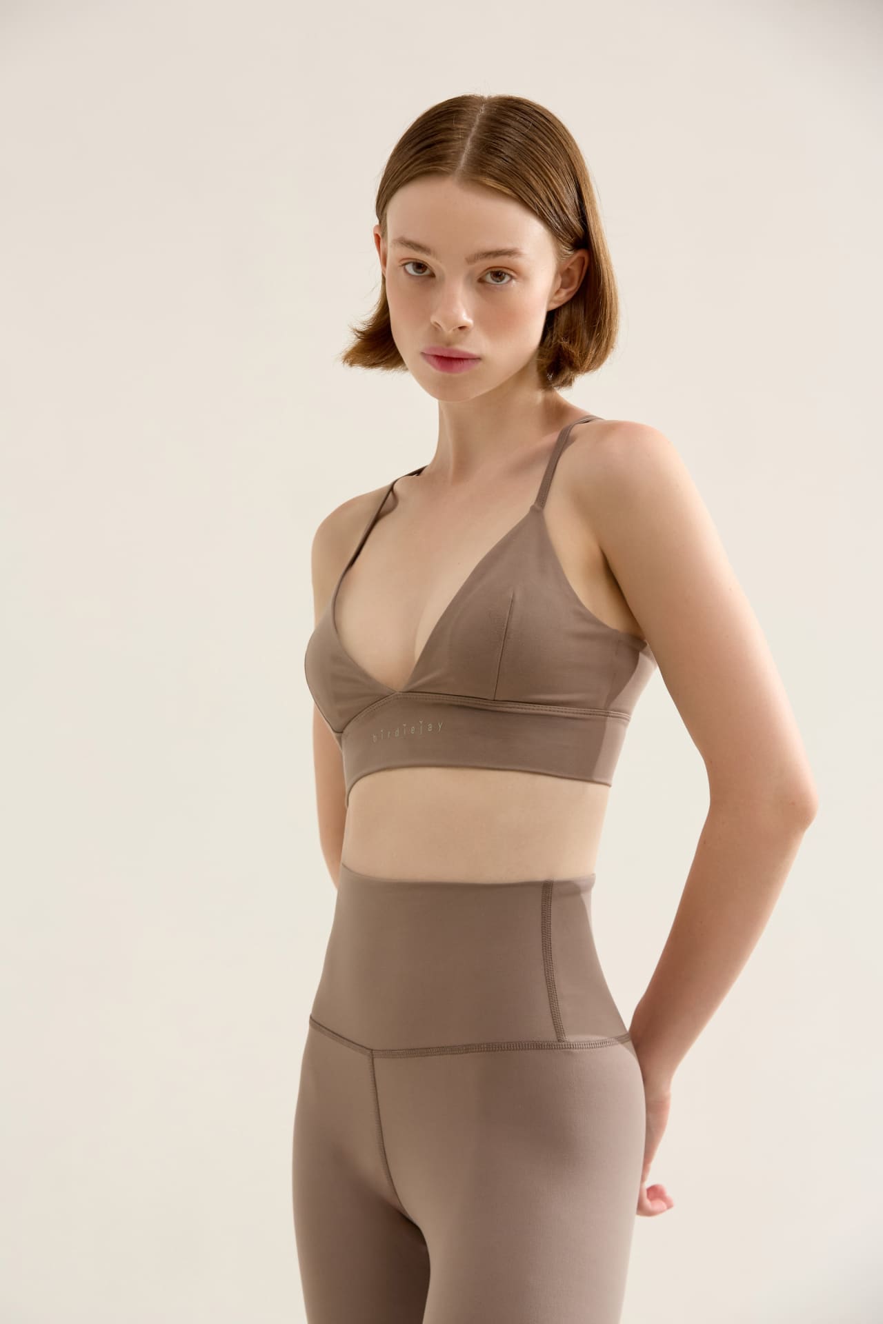 Birdiejay-Triangle Bra Kum Rengi̇ Sporcu Ve Yoga Sütyeni̇-8-Milagron.com