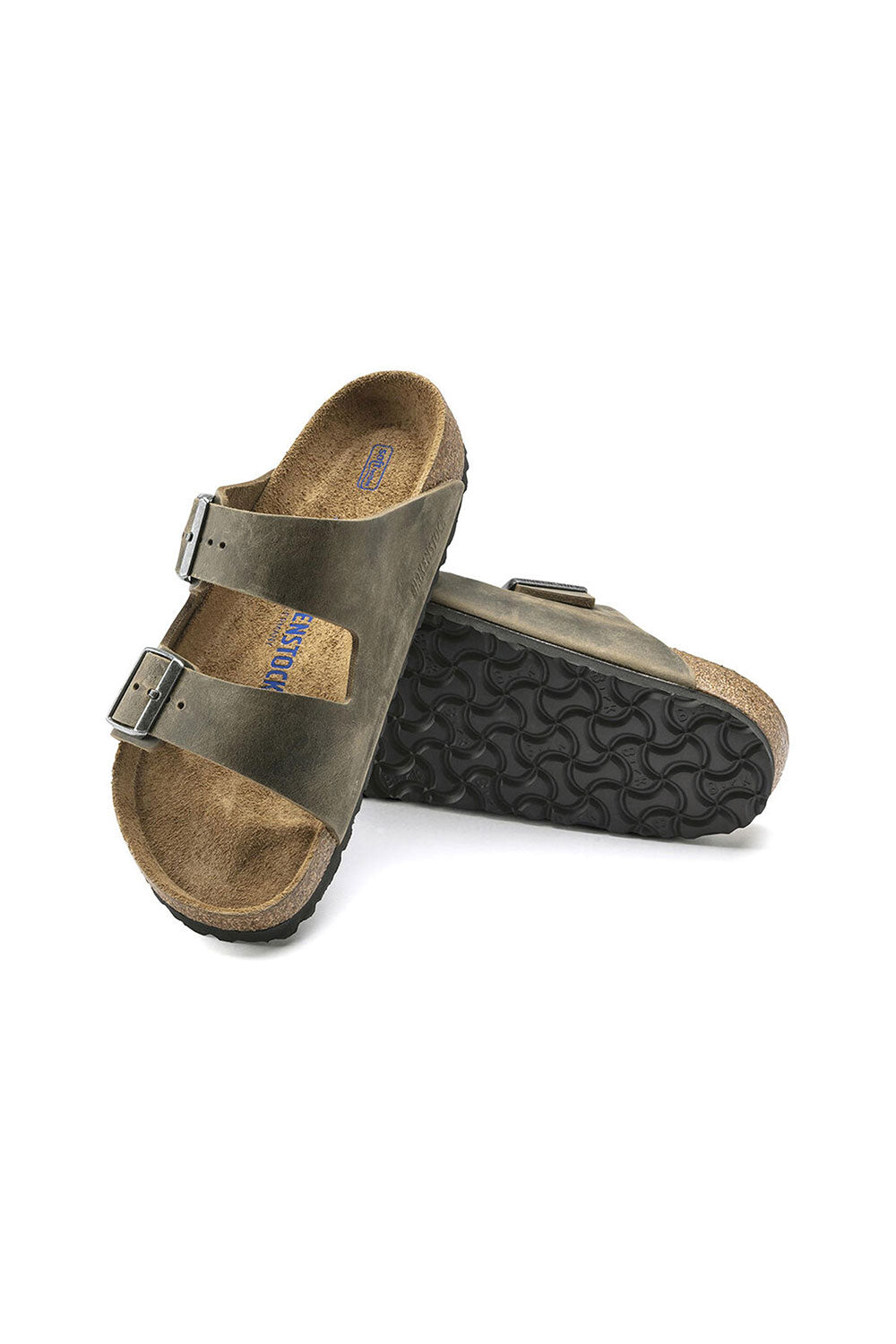 Birkenstock-Arizona SFB Leoi Faded Khaki-Sandalet & Terlik-3-Milagron.com