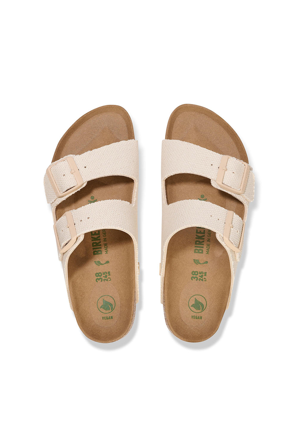 Birkenstock-Arizona Tex Rough Canvas Vegan-Sandalet & Terlik-3-Milagron.com