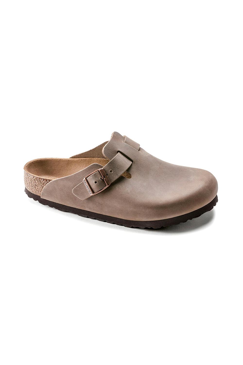 Birkenstock-Boston Leoi Tobacco Brown-Sandalet & Terlik-1-Milagron.com