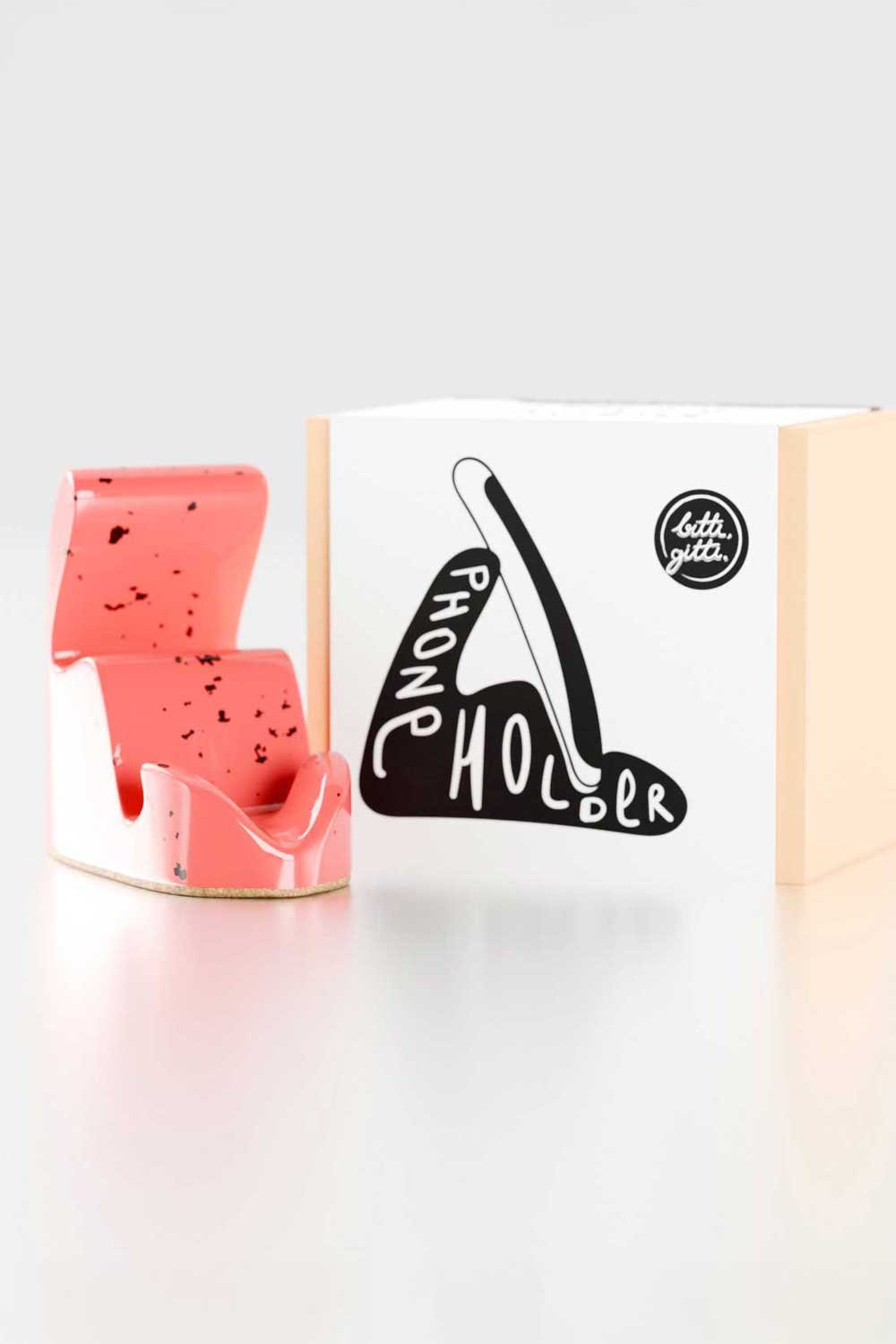 Bitti Gitti-Seramik Telefon Yuvası-Telefon Tutucu-4-Milagron.com