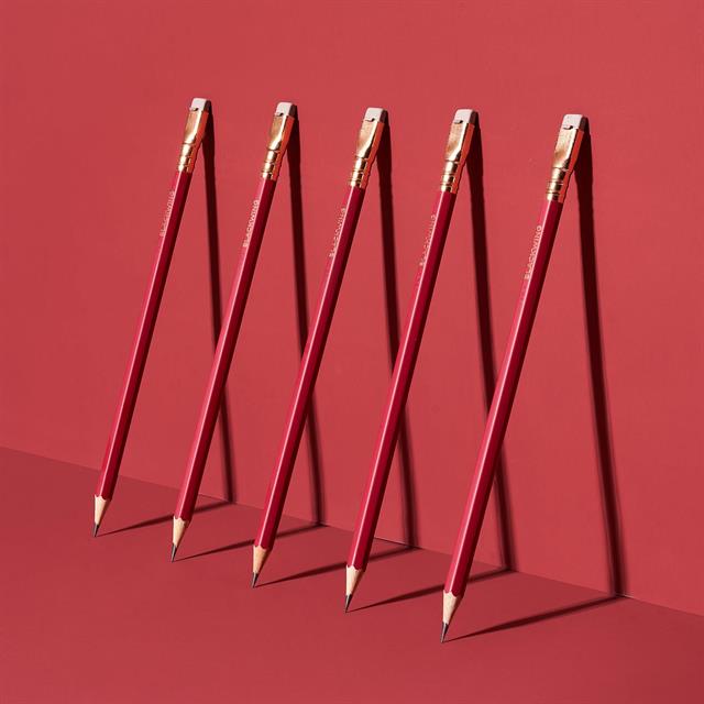 Blackwing-Palomino Blackwing Matte Red Kurşun Kalem Seti 12'li-Ahşap Kurşun Kalem-3-Milagron.com