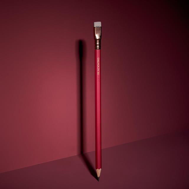 Blackwing-Palomino Blackwing Matte Red Kurşun Kalem Seti 12'li-Ahşap Kurşun Kalem-4-Milagron.com