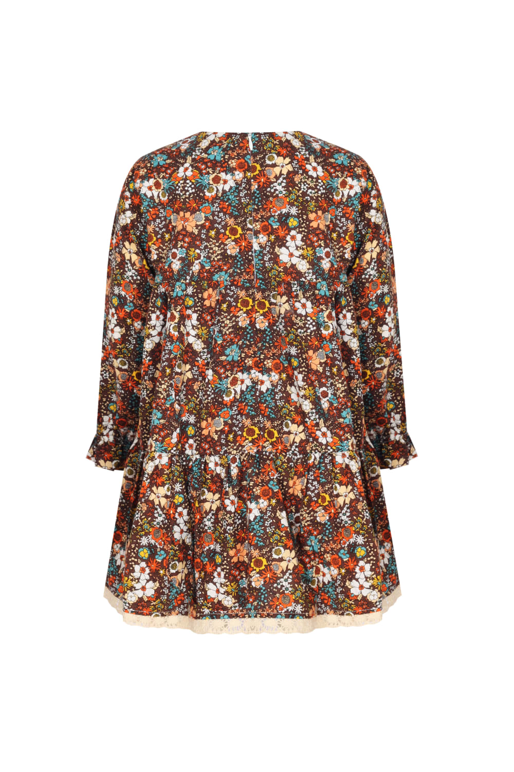 Bleu Lapin-Autumn Bloom-Çocuk Elbise & Tulum-1-Milagron.com